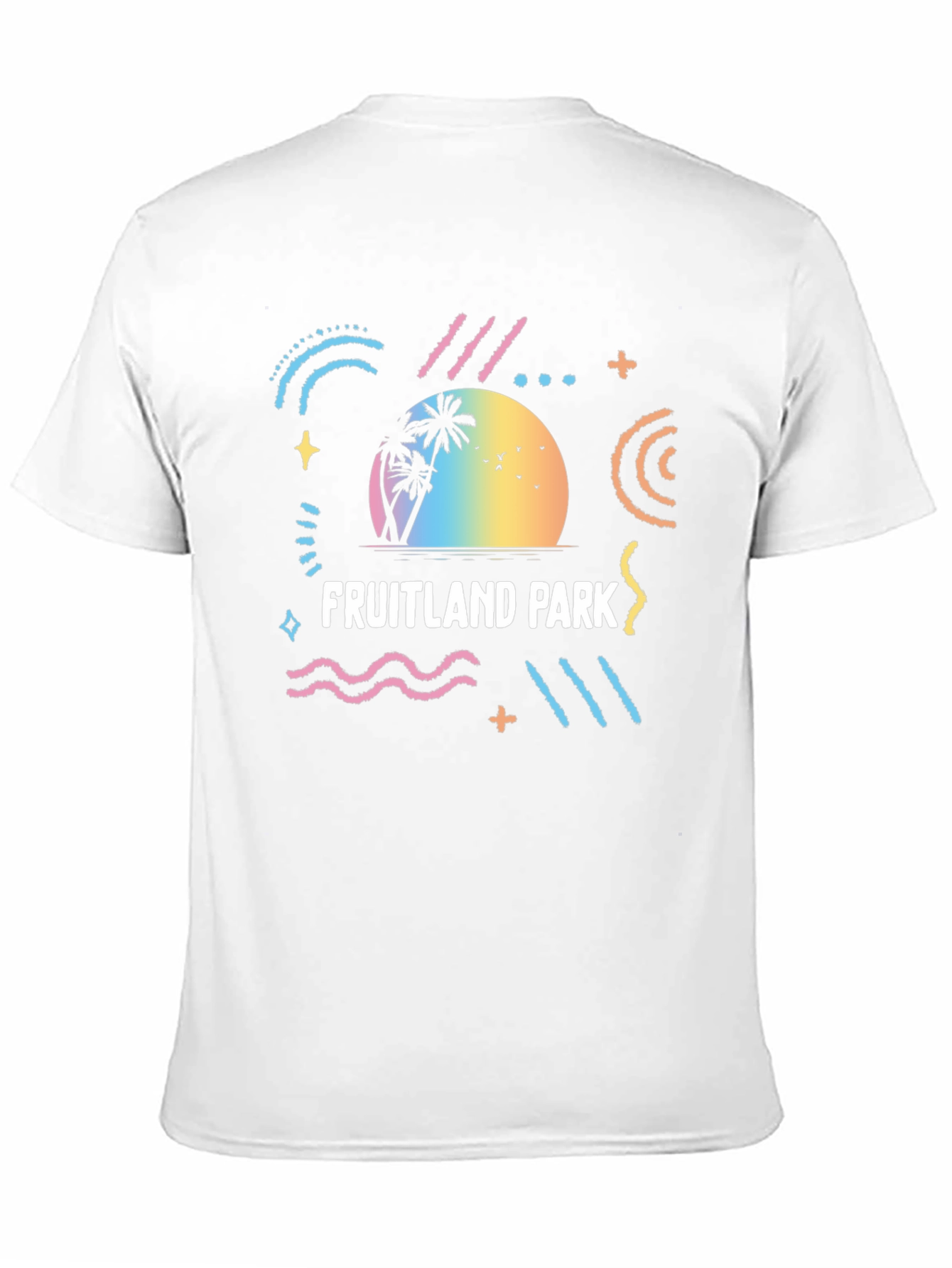 Black Fruitland Park Retro Graphic T-Shirt view 11