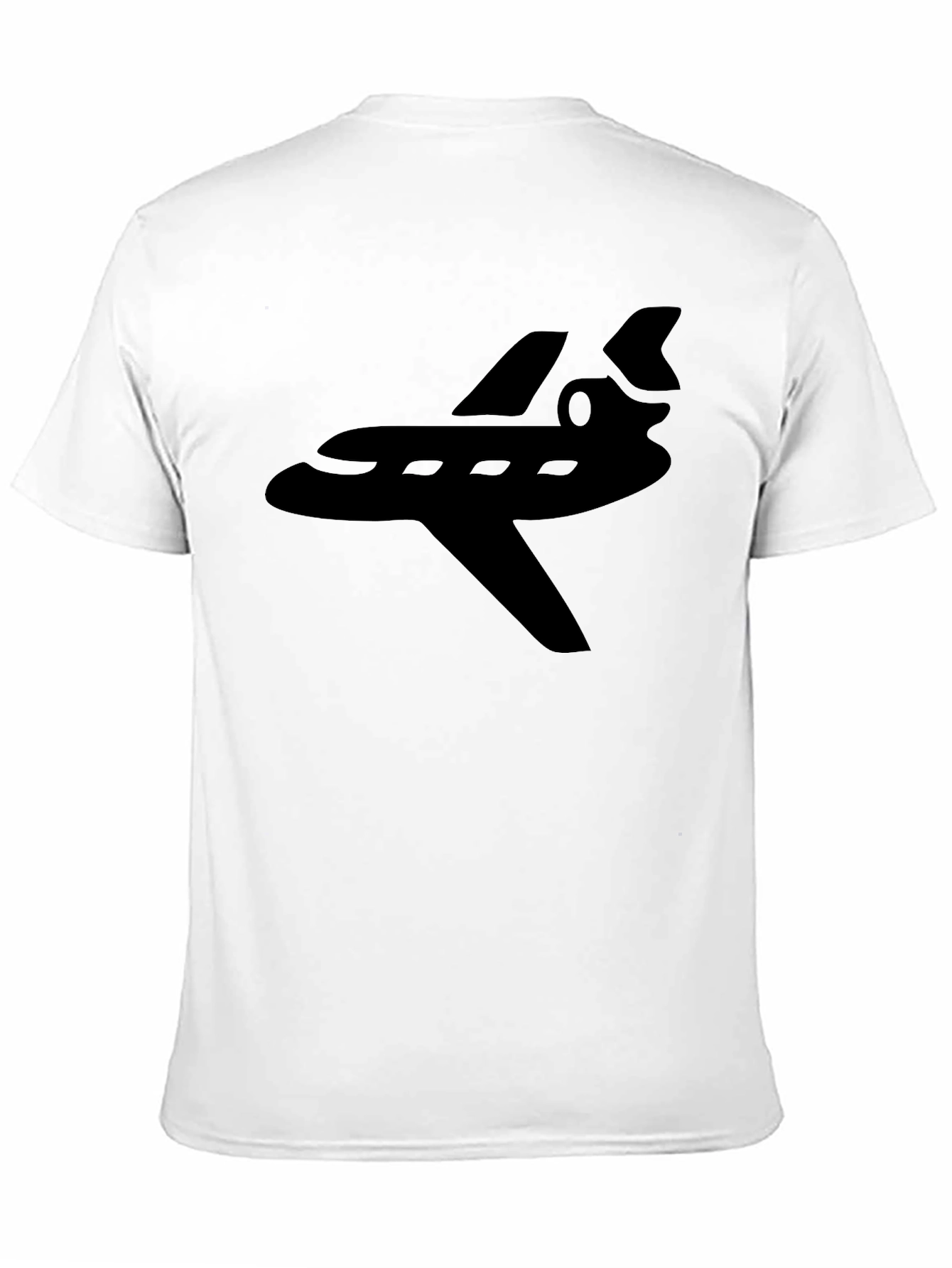 Black Jet Plane Graphic Tee - Black view 11