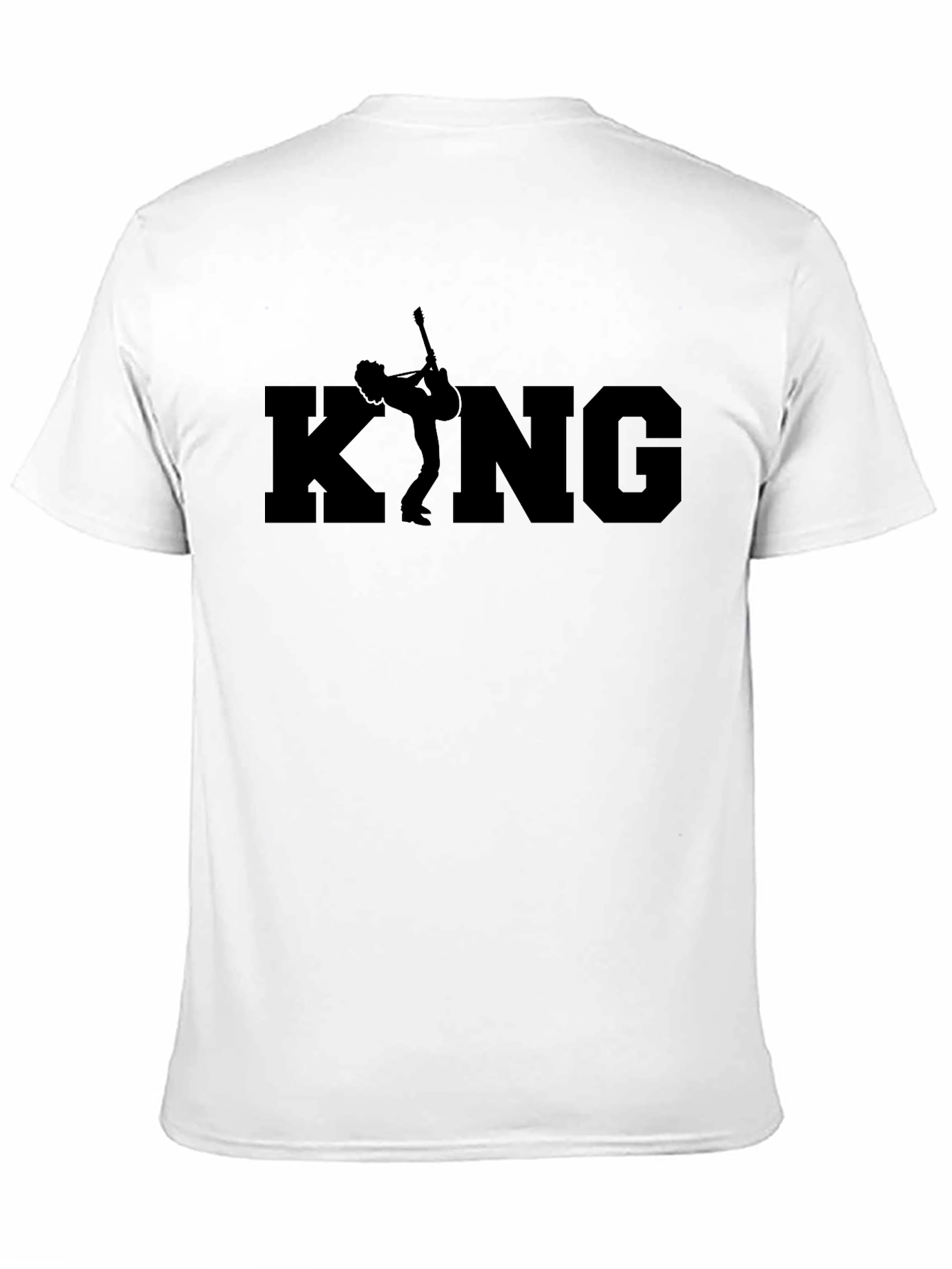 Black King Guitarist Black Graphic Tee view 11