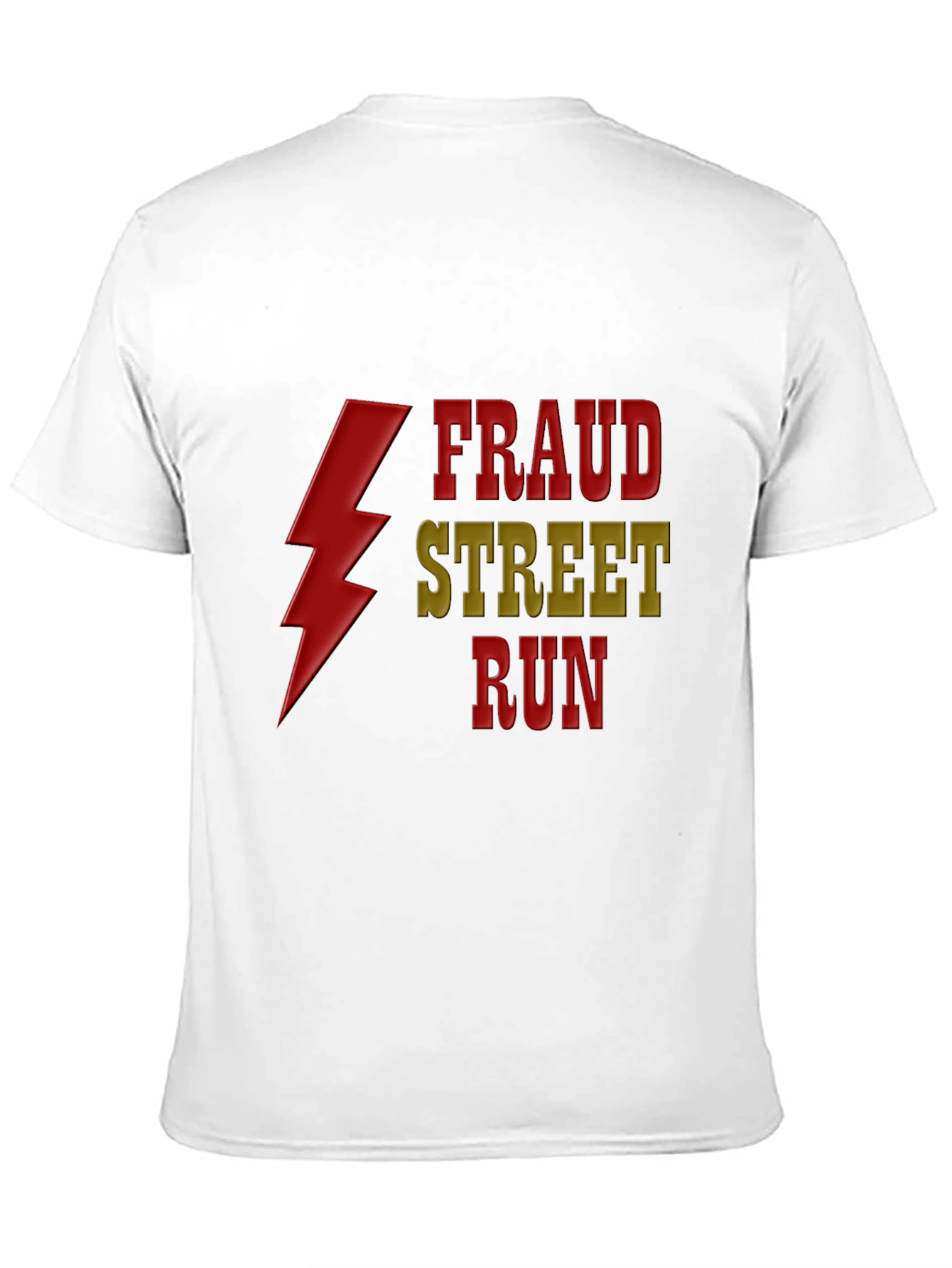 Black Fraud Street Run Graphic T-Shirt view 11