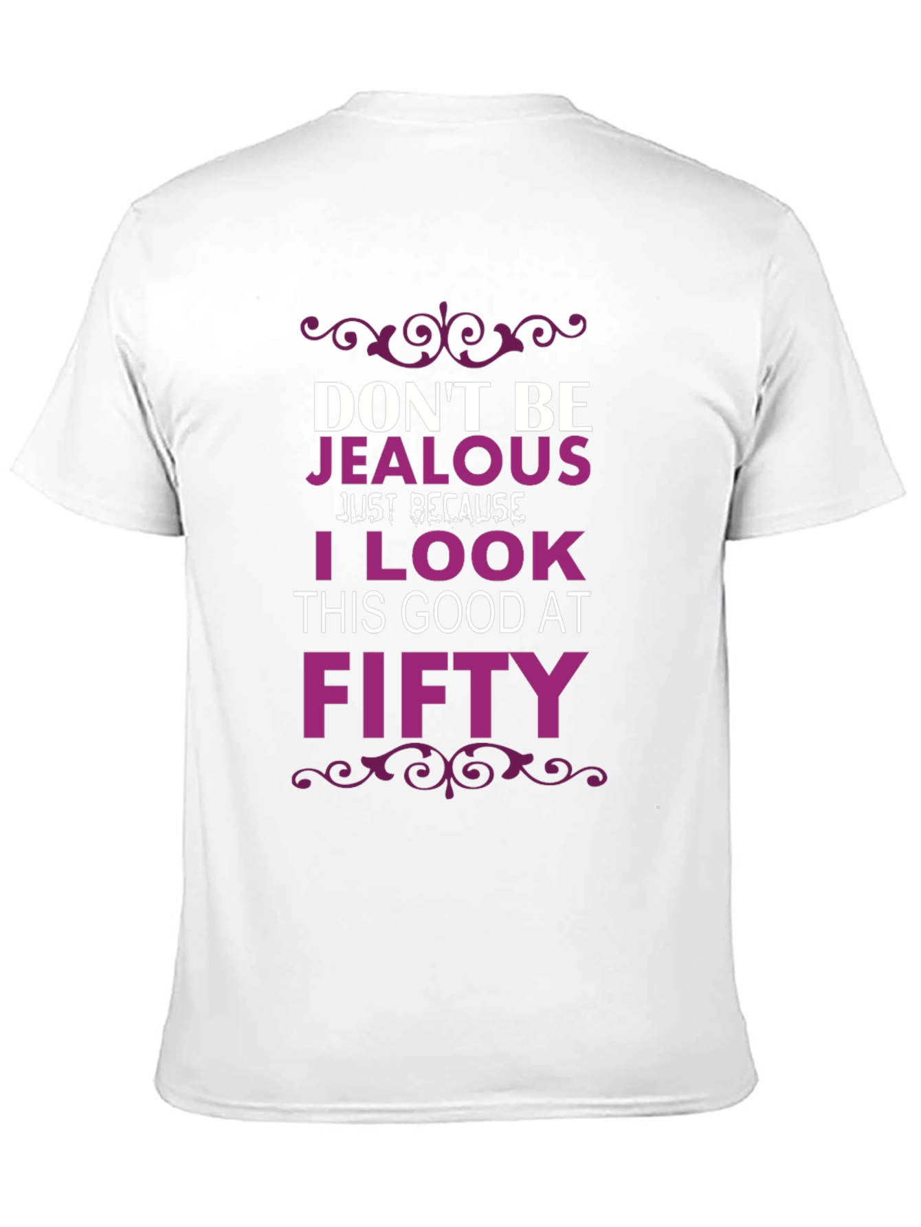 Black Don't Be Jealous I Look This Good At 50 T-Shirt view 11