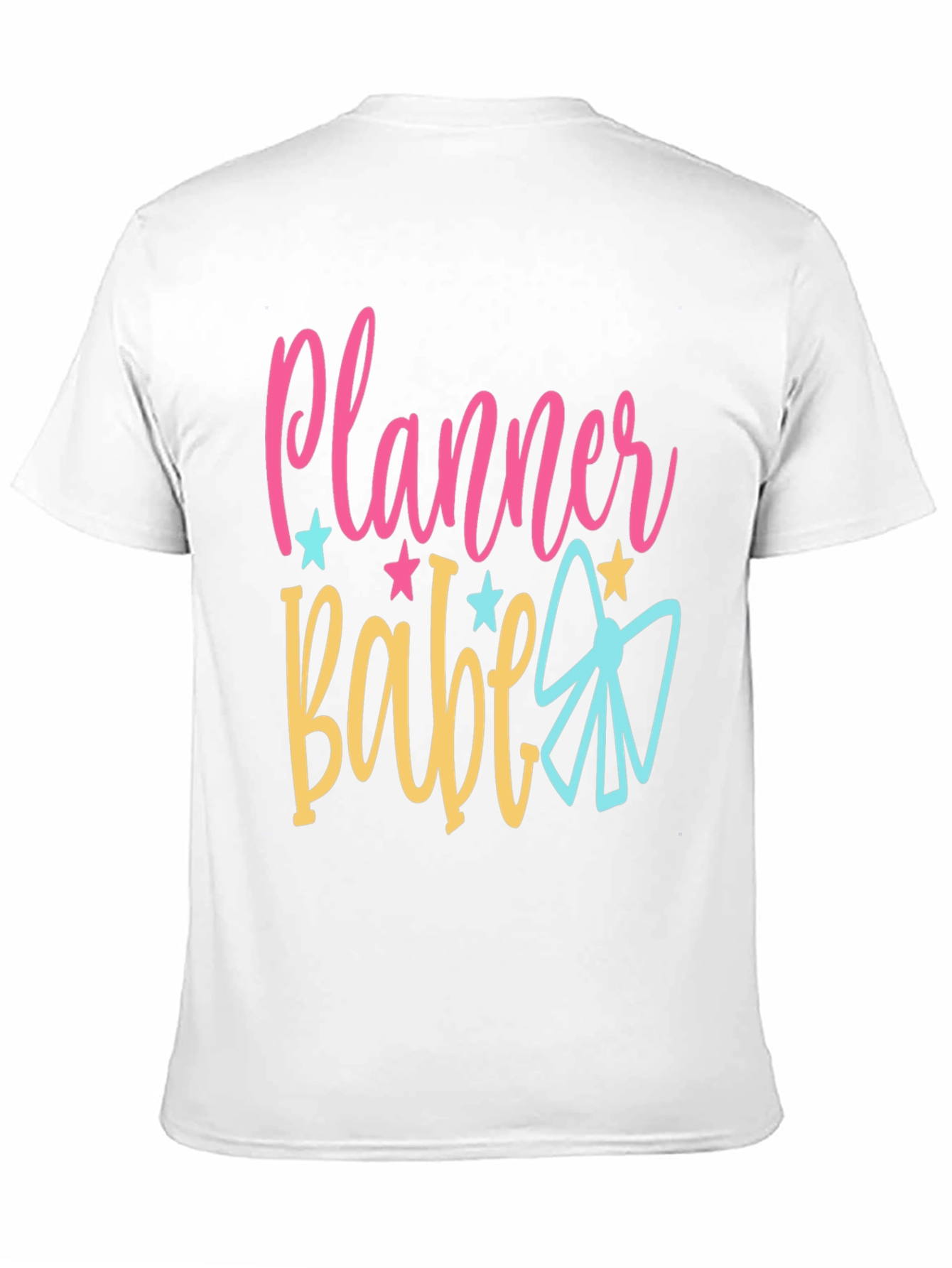 Black Planner Babe Graphic Tee - Cute and Stylish view 11