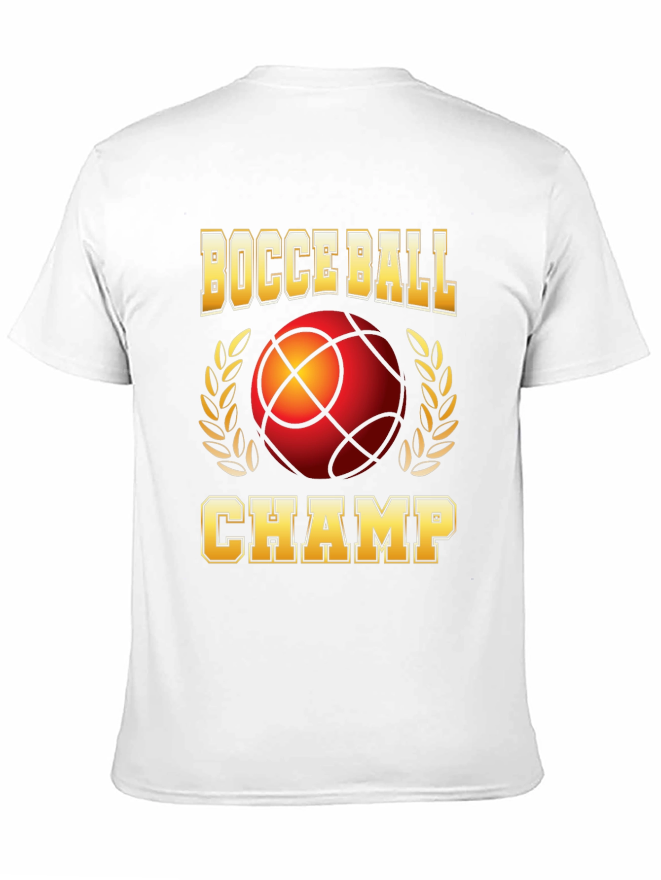 Black Bocce Ball Champ T-Shirt view 11