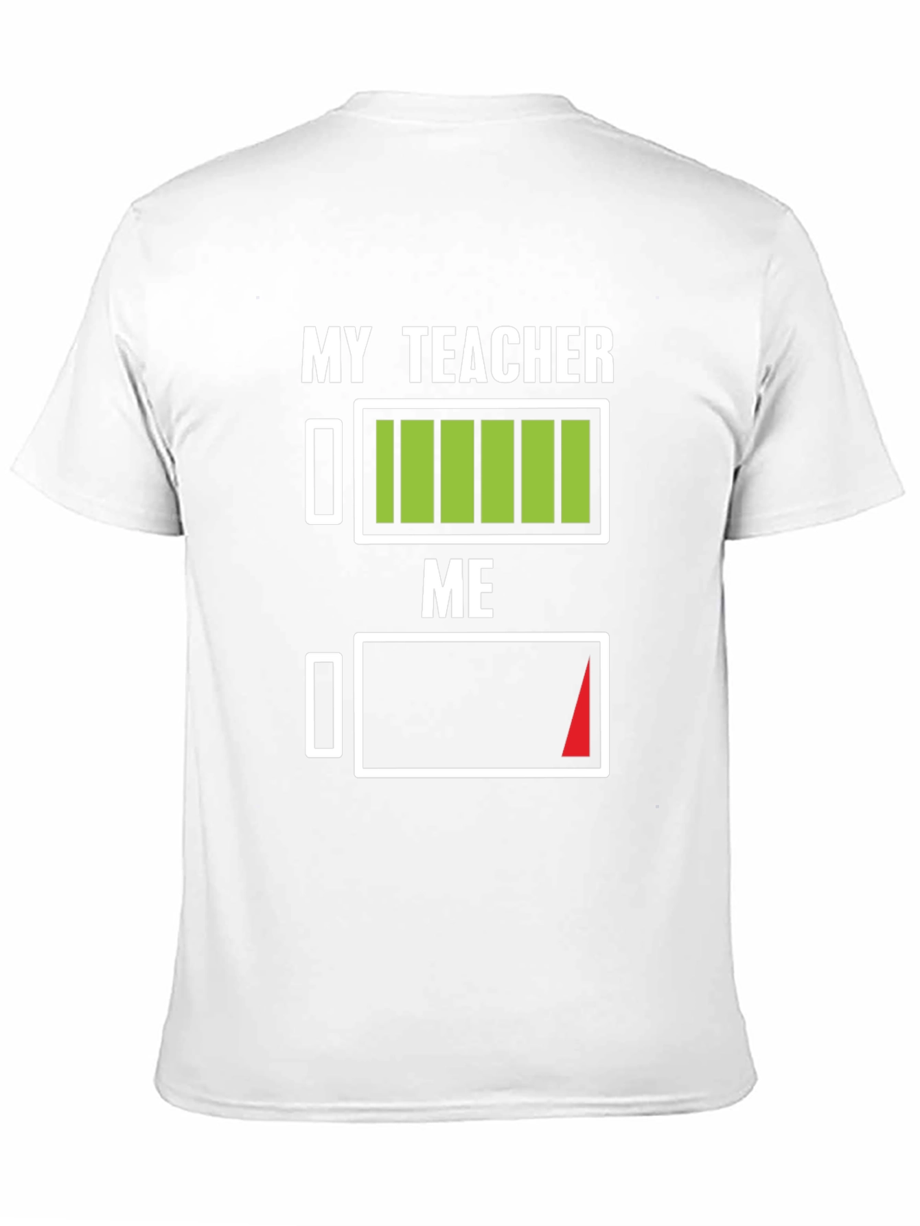 Black My Teacher/Me Energy Level Graphic Tee view 11