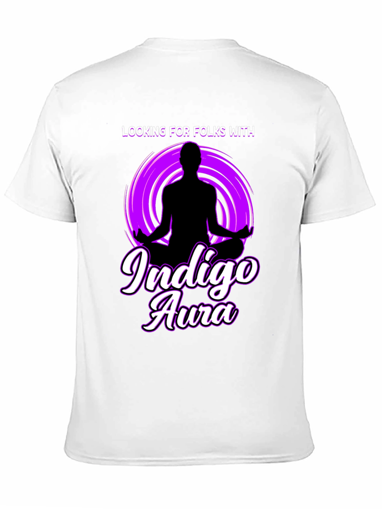 Black Indigo Aura Graphic Tee view 11