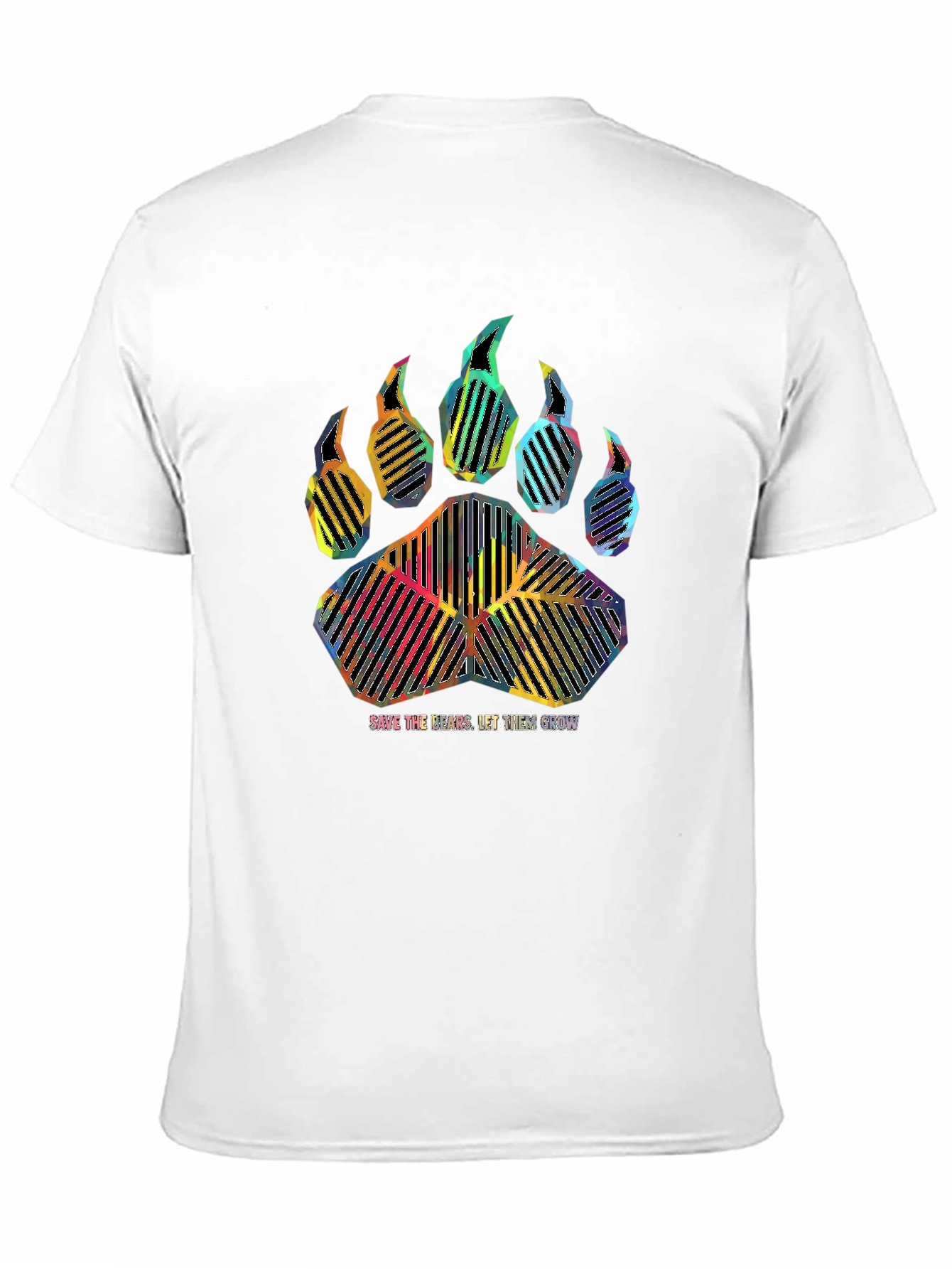 Black Save the Bears Graphic T-Shirt view 11