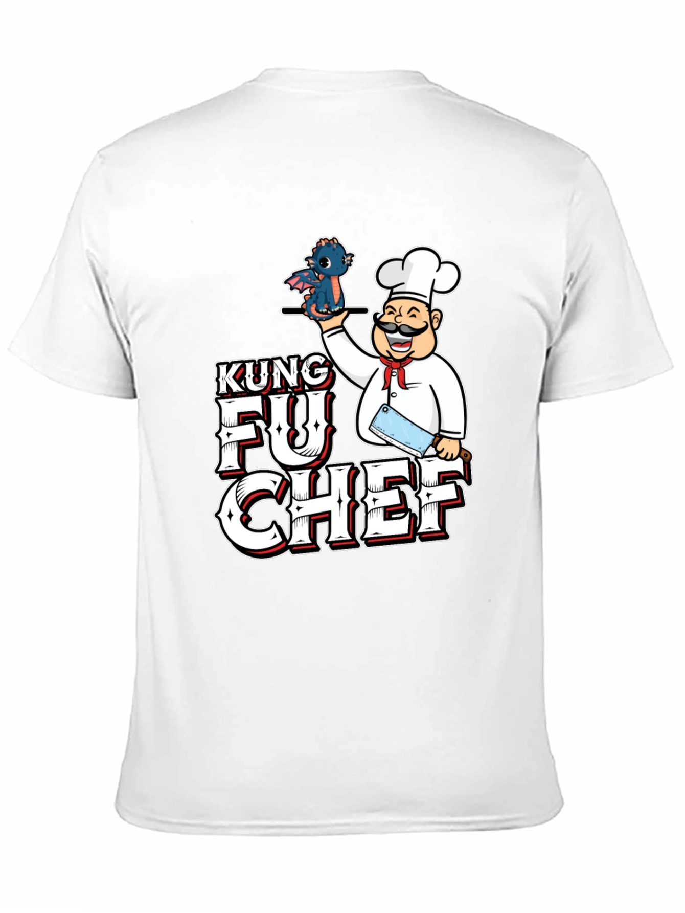 Black Kung Fu Chef Graphic T-Shirt view 11