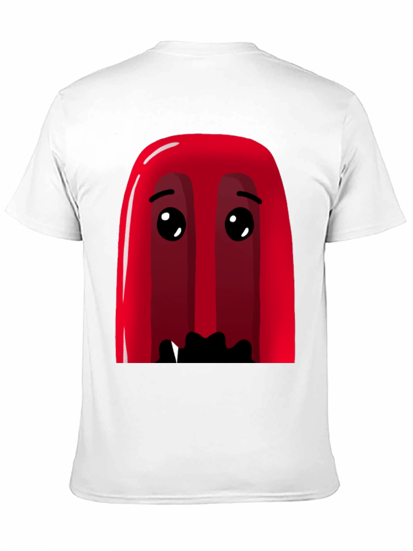 Black Red Cartoon Character Graphic Tee - Soft Cotton Blend view 11