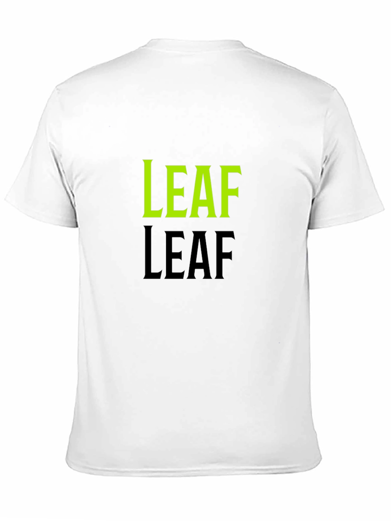 Black Leaf Graphic Black T-Shirt view 11