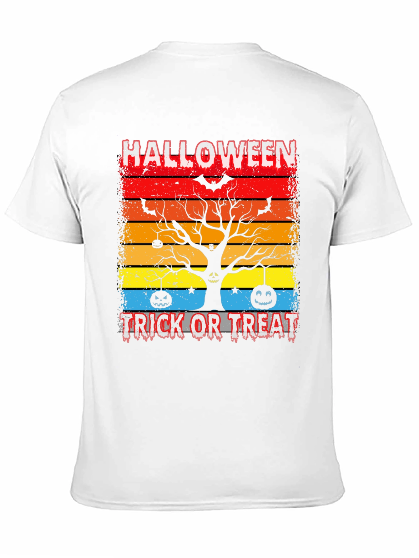 Black Halloween Trick or Treat T-Shirt view 11