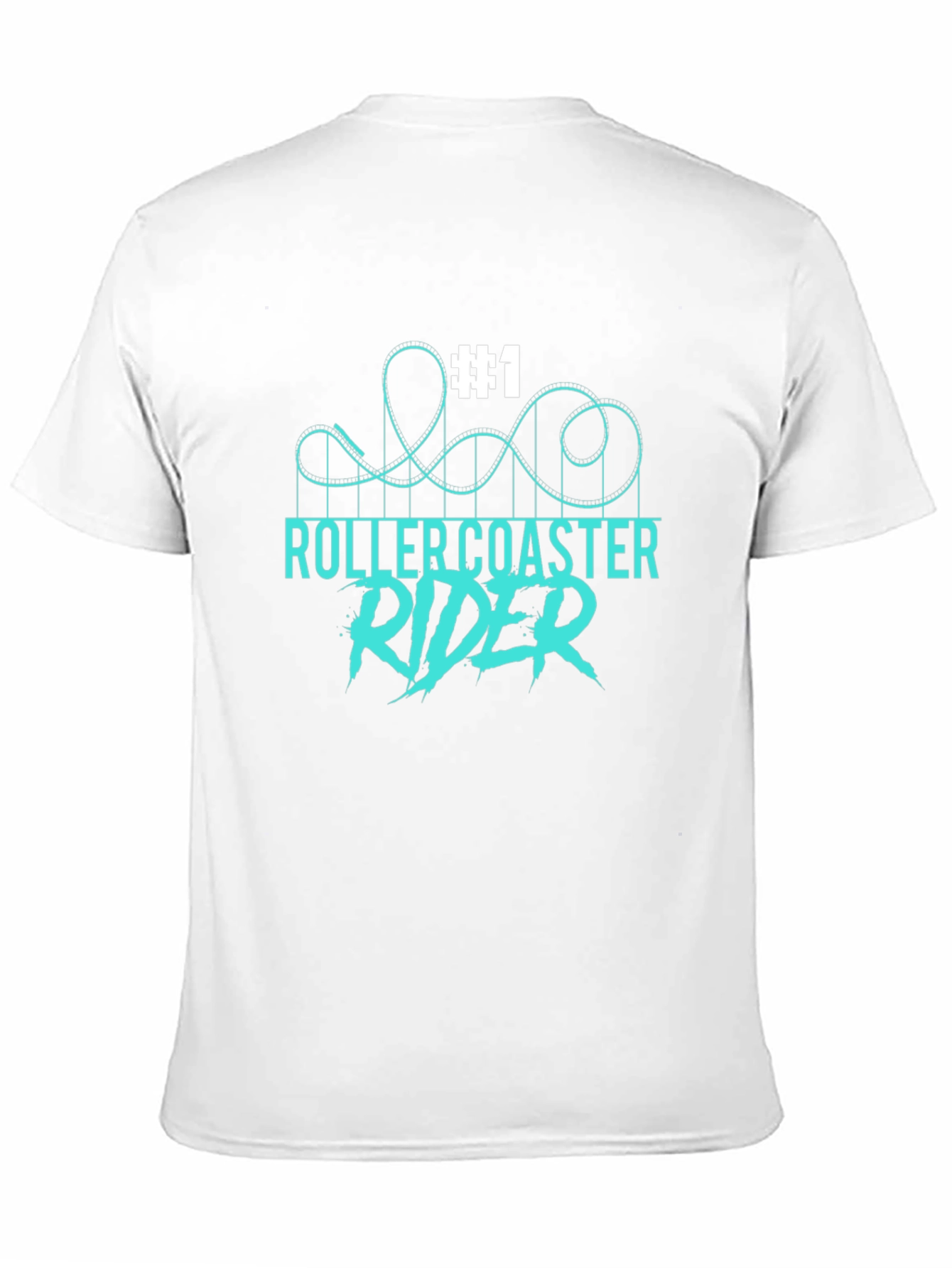 Black Rollercoaster Rider T-Shirt - Thrill Seeker Apparel view 11
