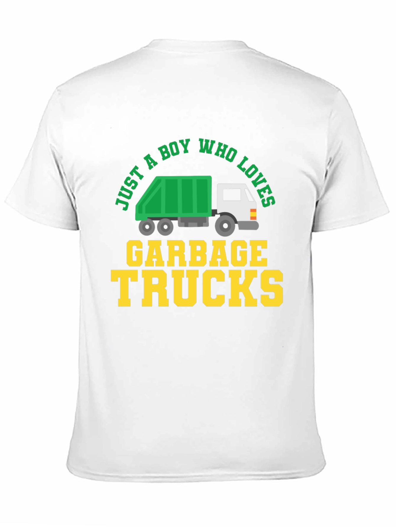 Boy Who Loves Garbage Trucks Graphic Tee - 11