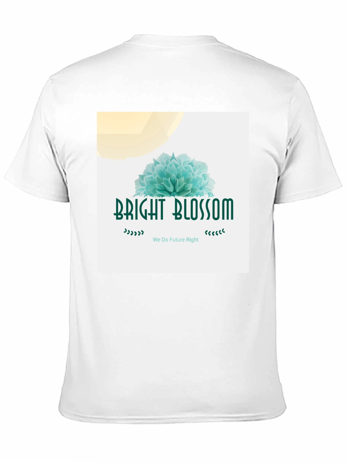 Black Bright Blossom Graphic Tee - Soft Cotton Blend view 11