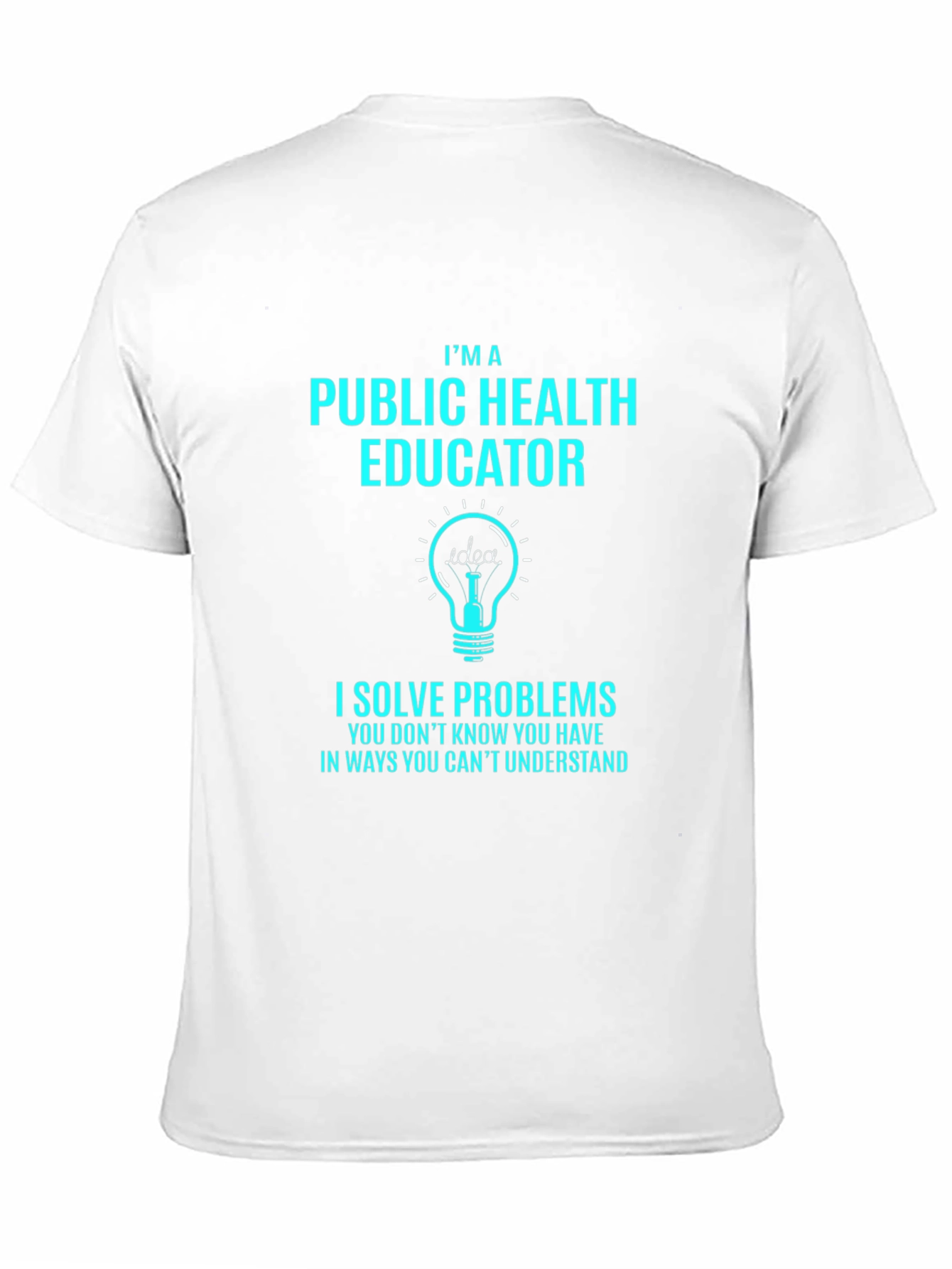Black Public Health Educator T-Shirt - Problem Solver Tee view 11