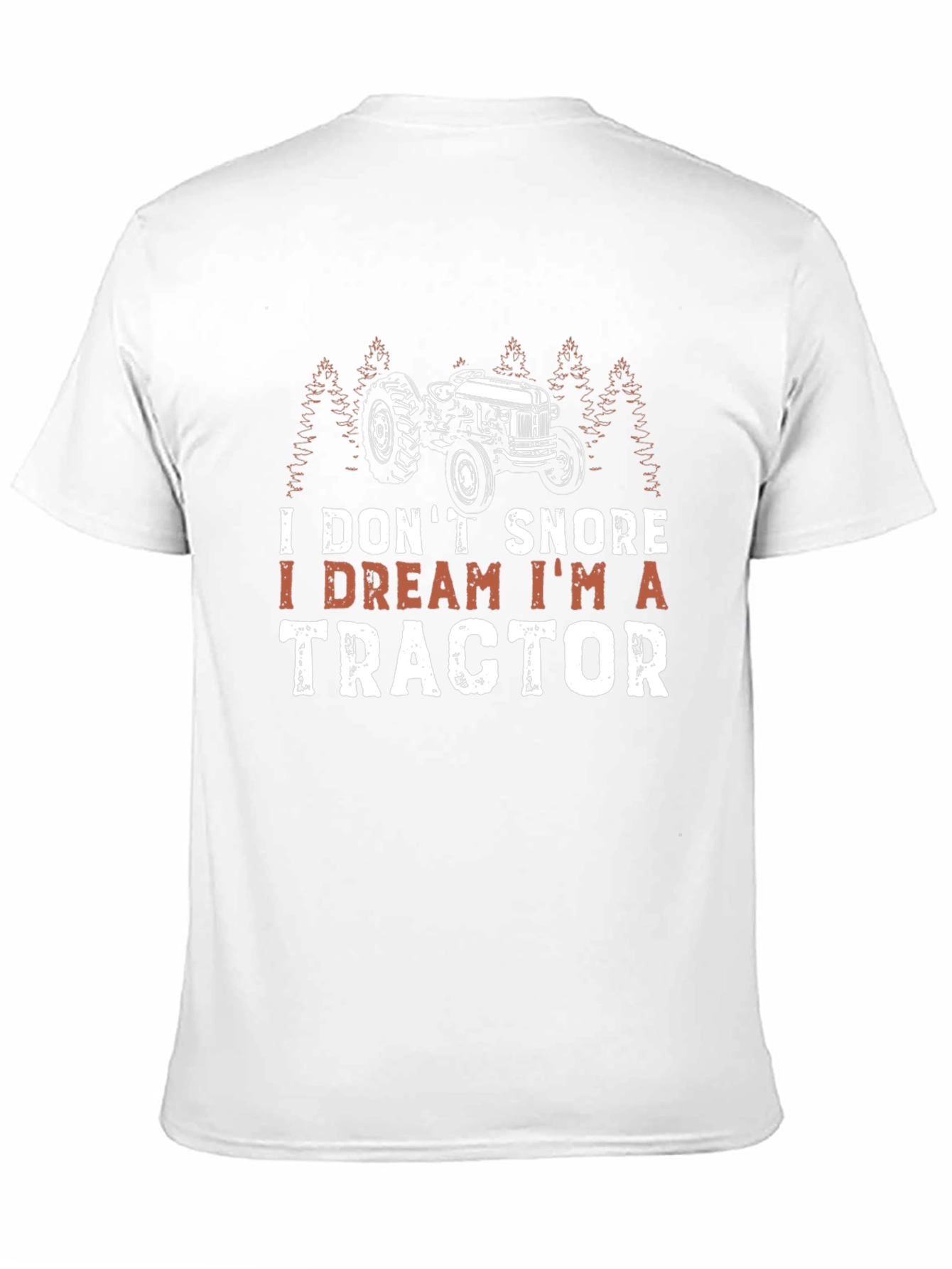 Black Dreaming of Tractors T-Shirt - Humorous Farm Apparel view 11