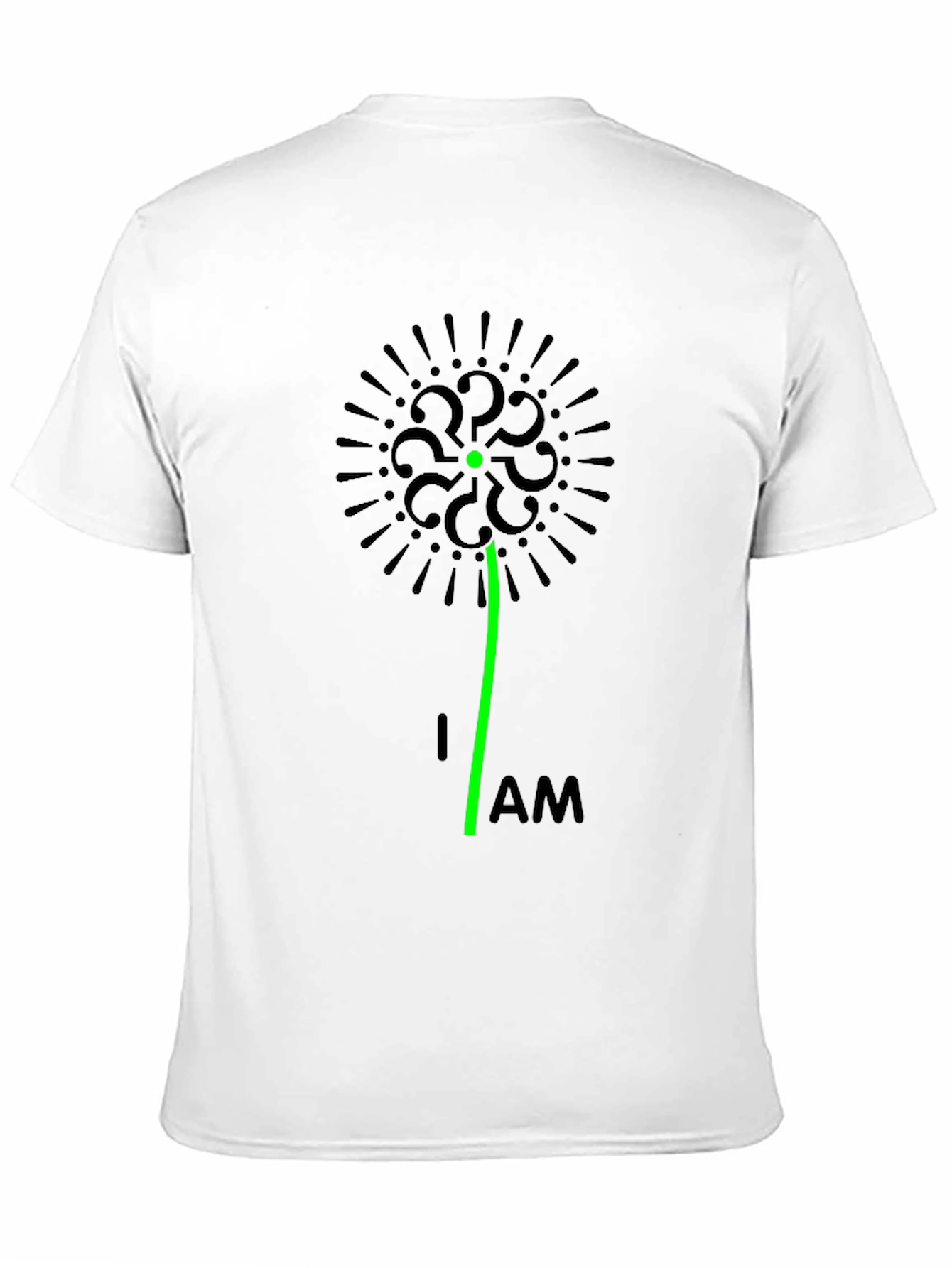 Black Question Everything Black T-Shirt - Unique Graphic Tee view 11