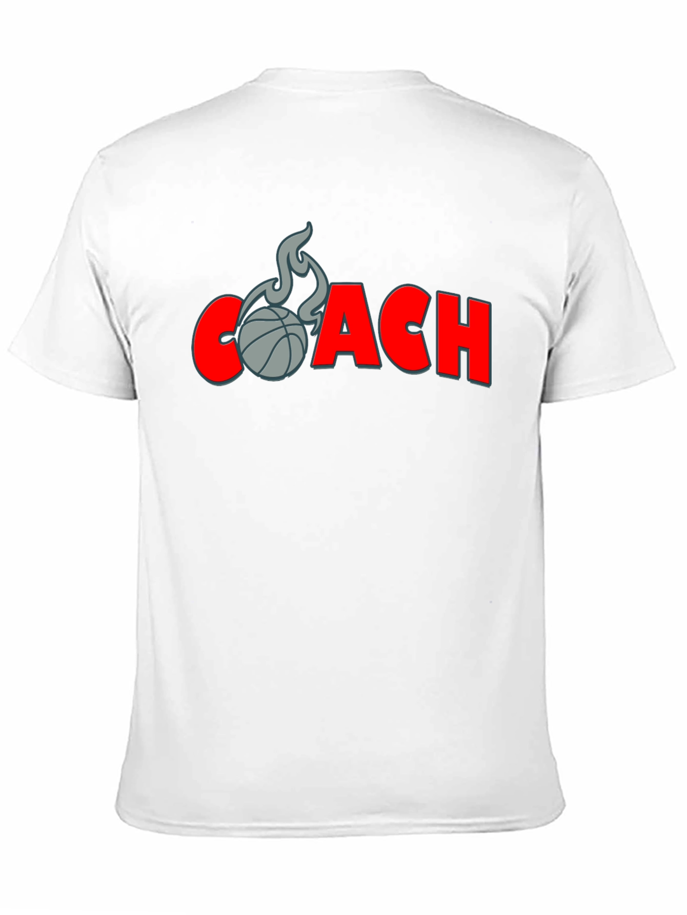Black Basketball Coach T-Shirt - Graphic Tee view 11