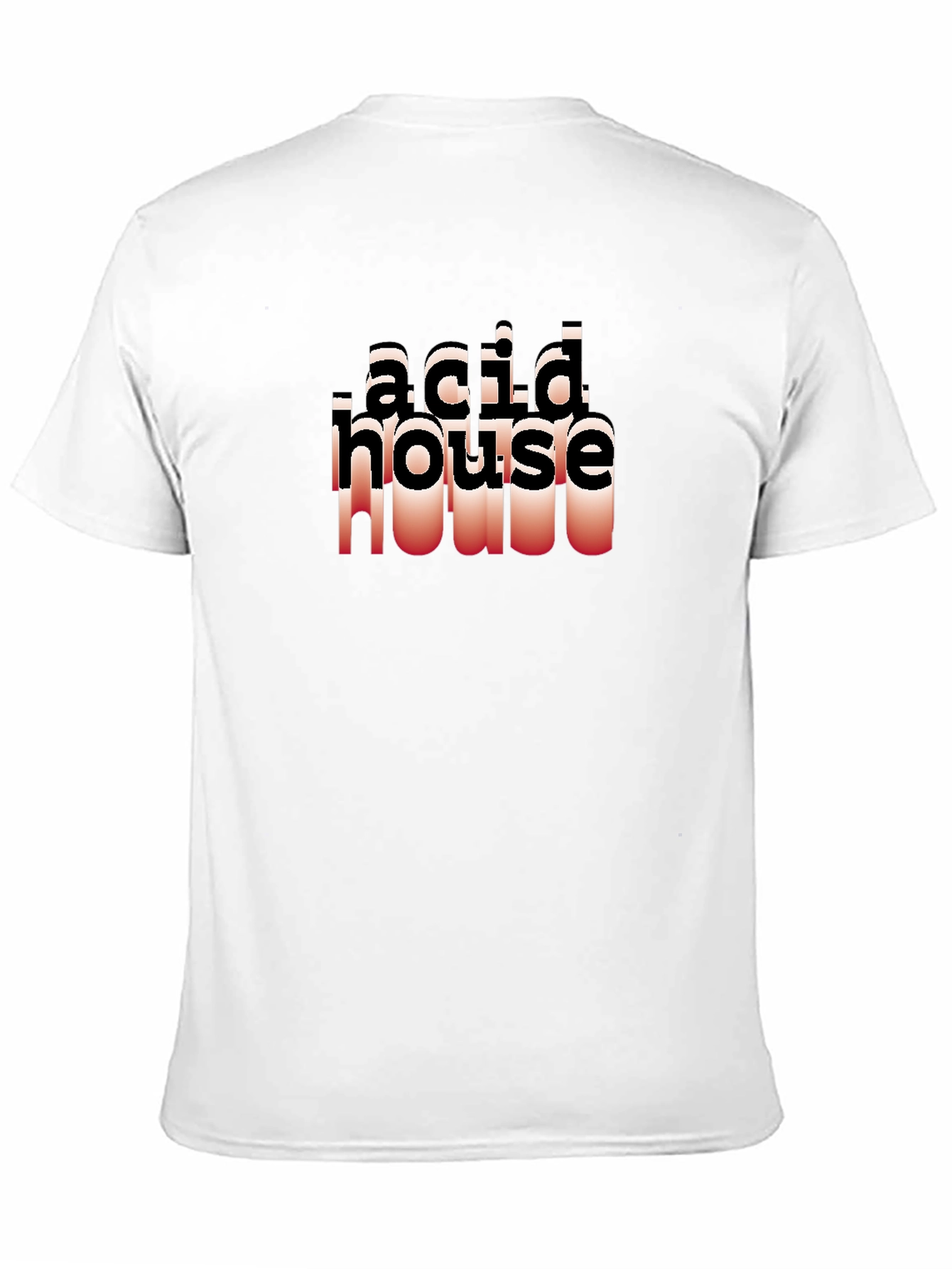 Black Acid House Black T-Shirt - Retro Rave Style view 11