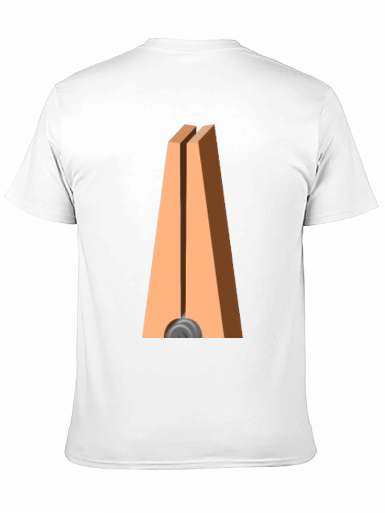 Black Novelty Clothespin Graphic Tee - Quirky Casual Wear view 11