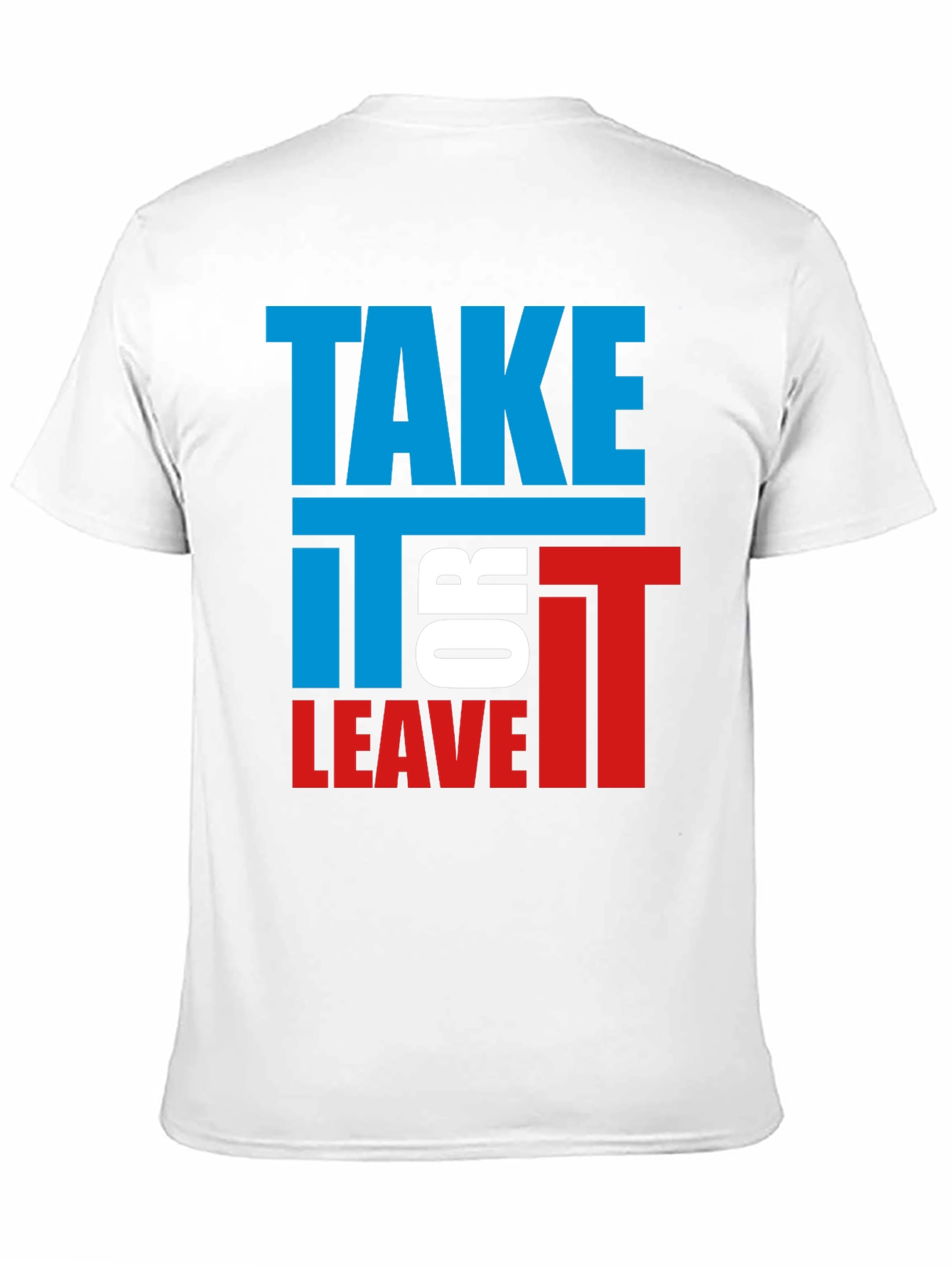 Black Take It or Leave It Graphic Tee - Bold Statement Shirt view 11