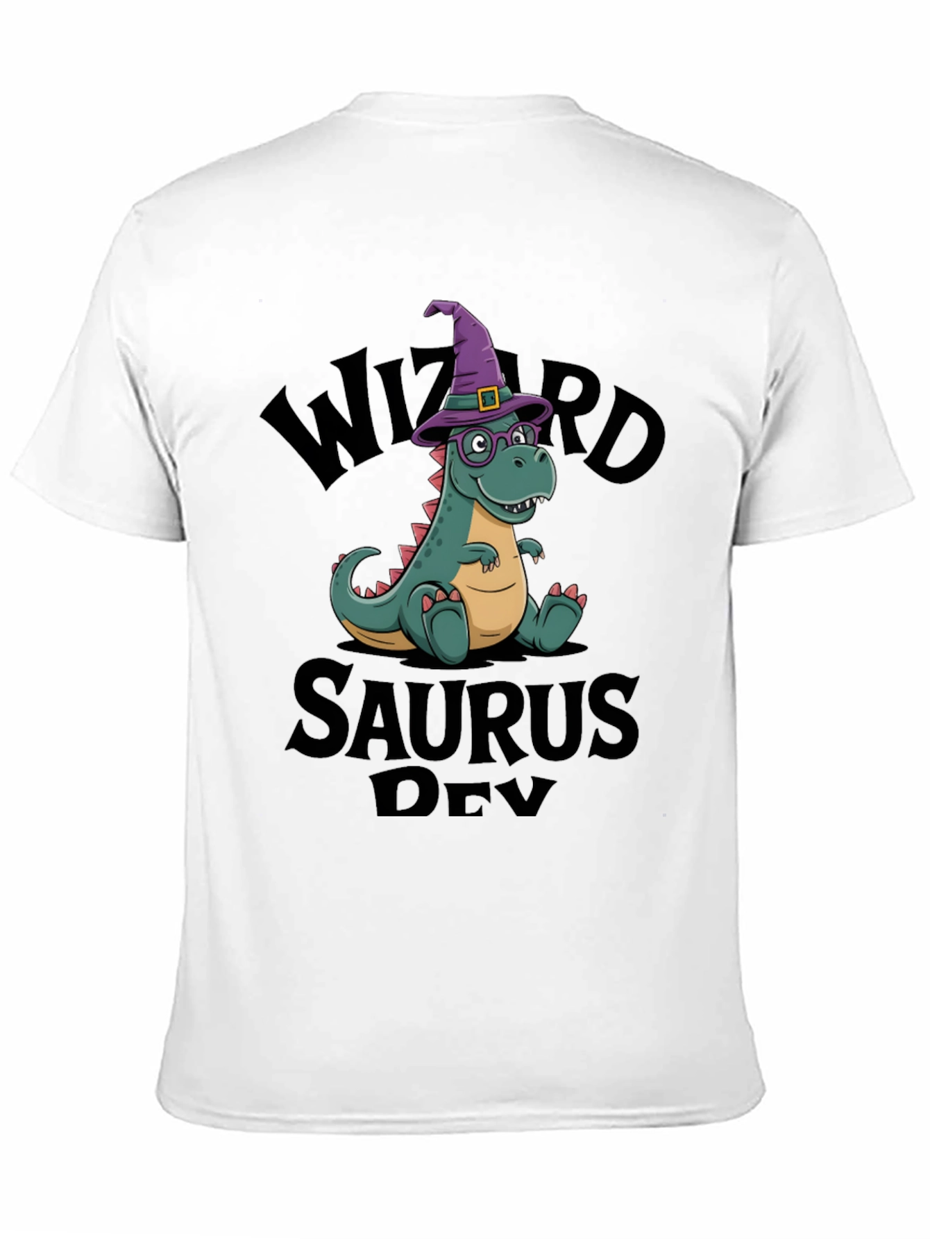 Black Wizard Saurus Dev T-Shirt view 11