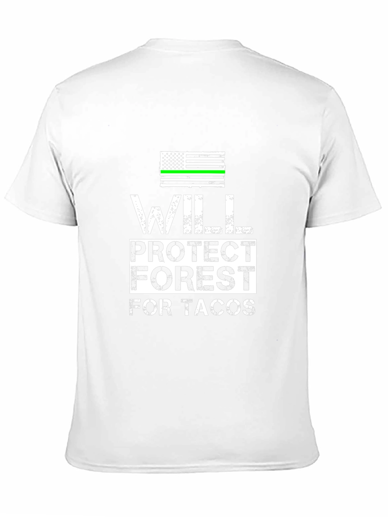 Black Will Protect Forest for Tacos Graphic Tee view 11