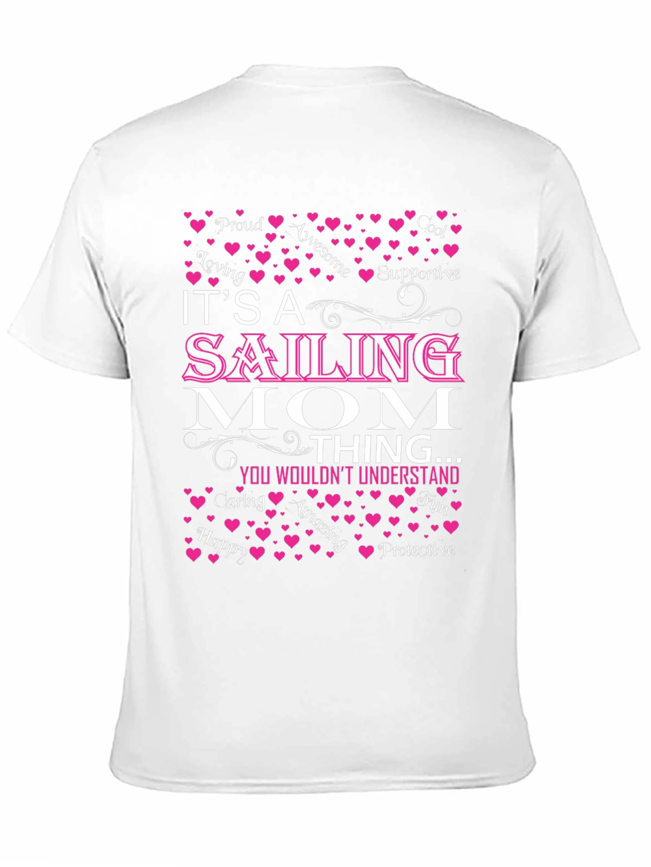 Black It's a Sailing Mom Thing T-Shirt view 11