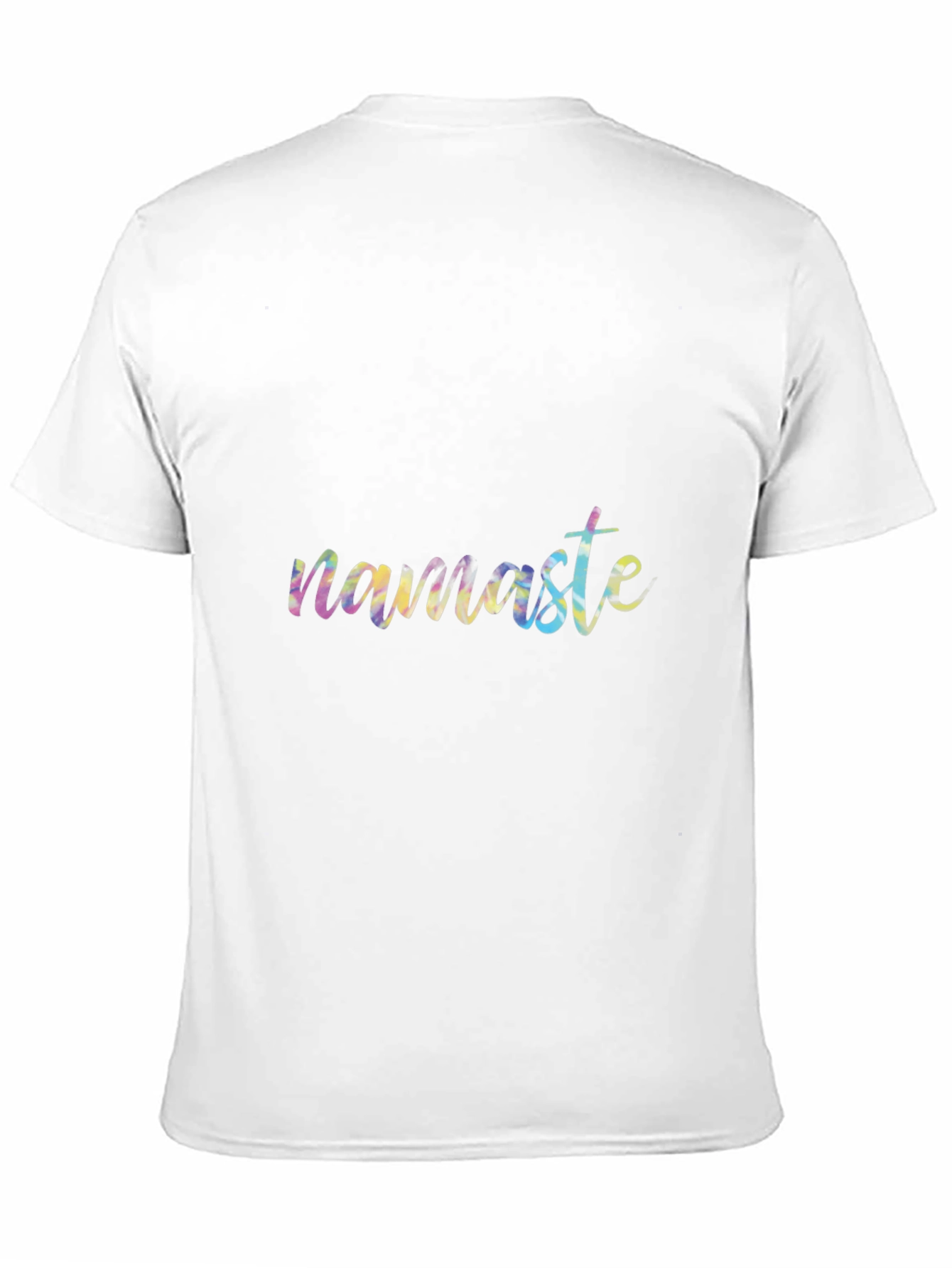 Black Namaste Tie-Dye Graphic Black T-Shirt view 11