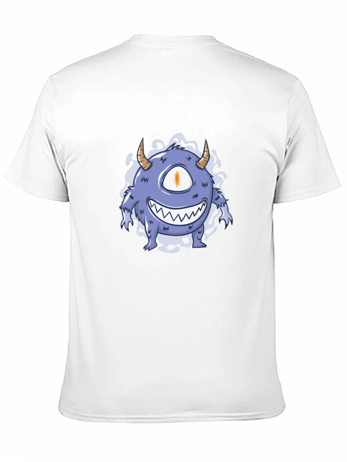 Black Monster Graphic Tee - Black Cotton T-Shirt view 11