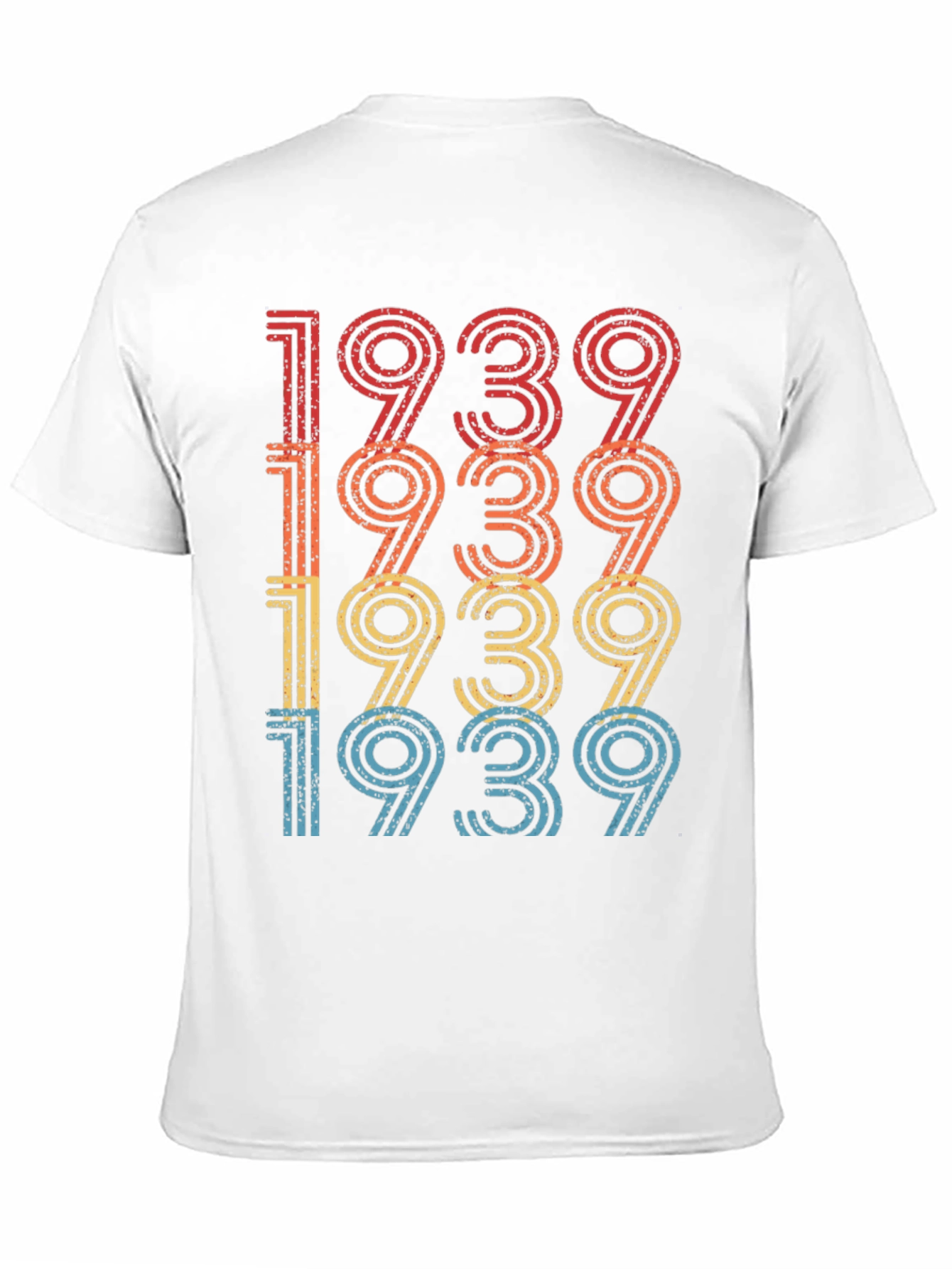Black Vintage 1939 T-Shirt Retro Birthday Gift view 11