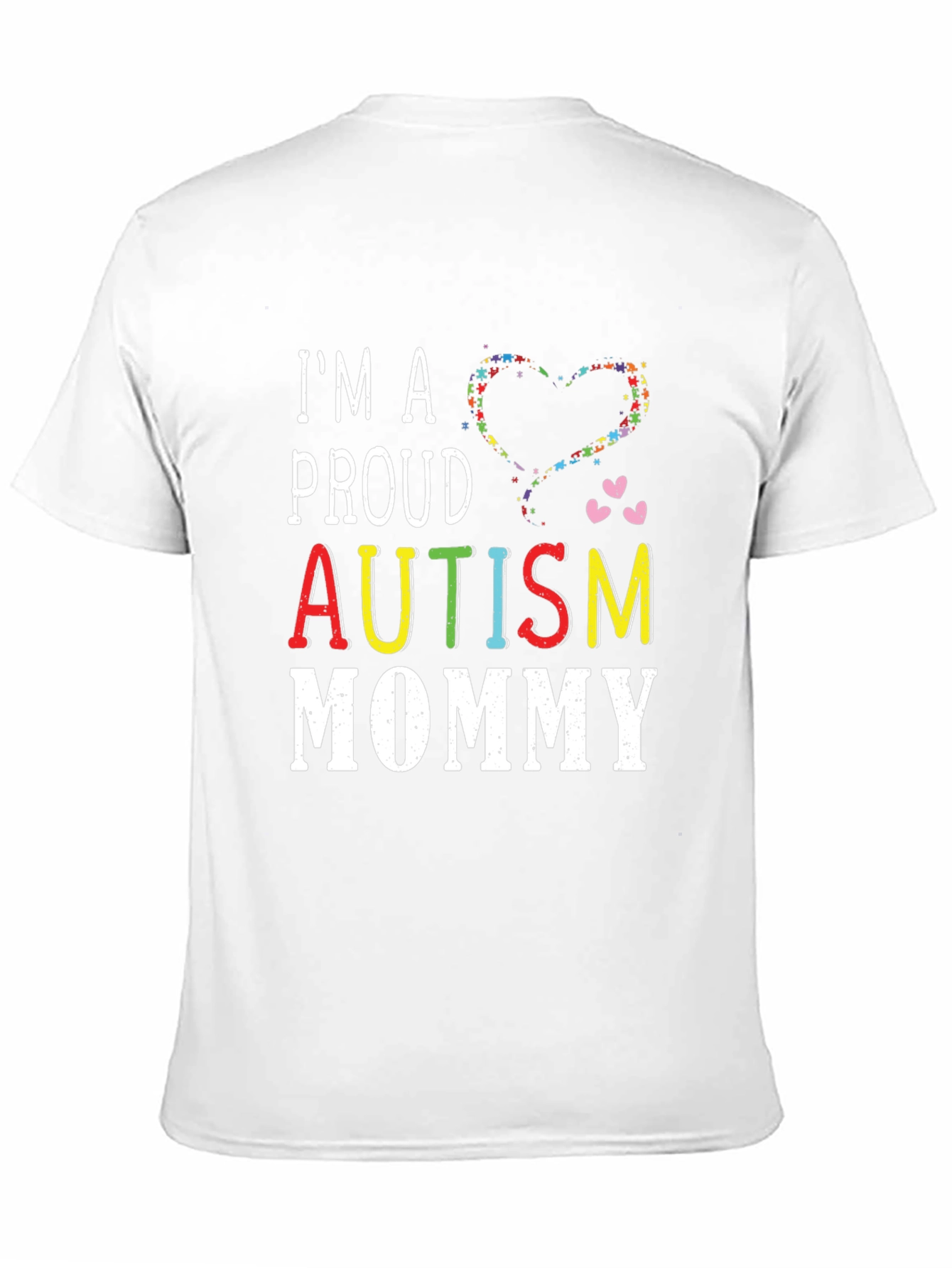 Black Proud Autism Mommy T-Shirt  view 11