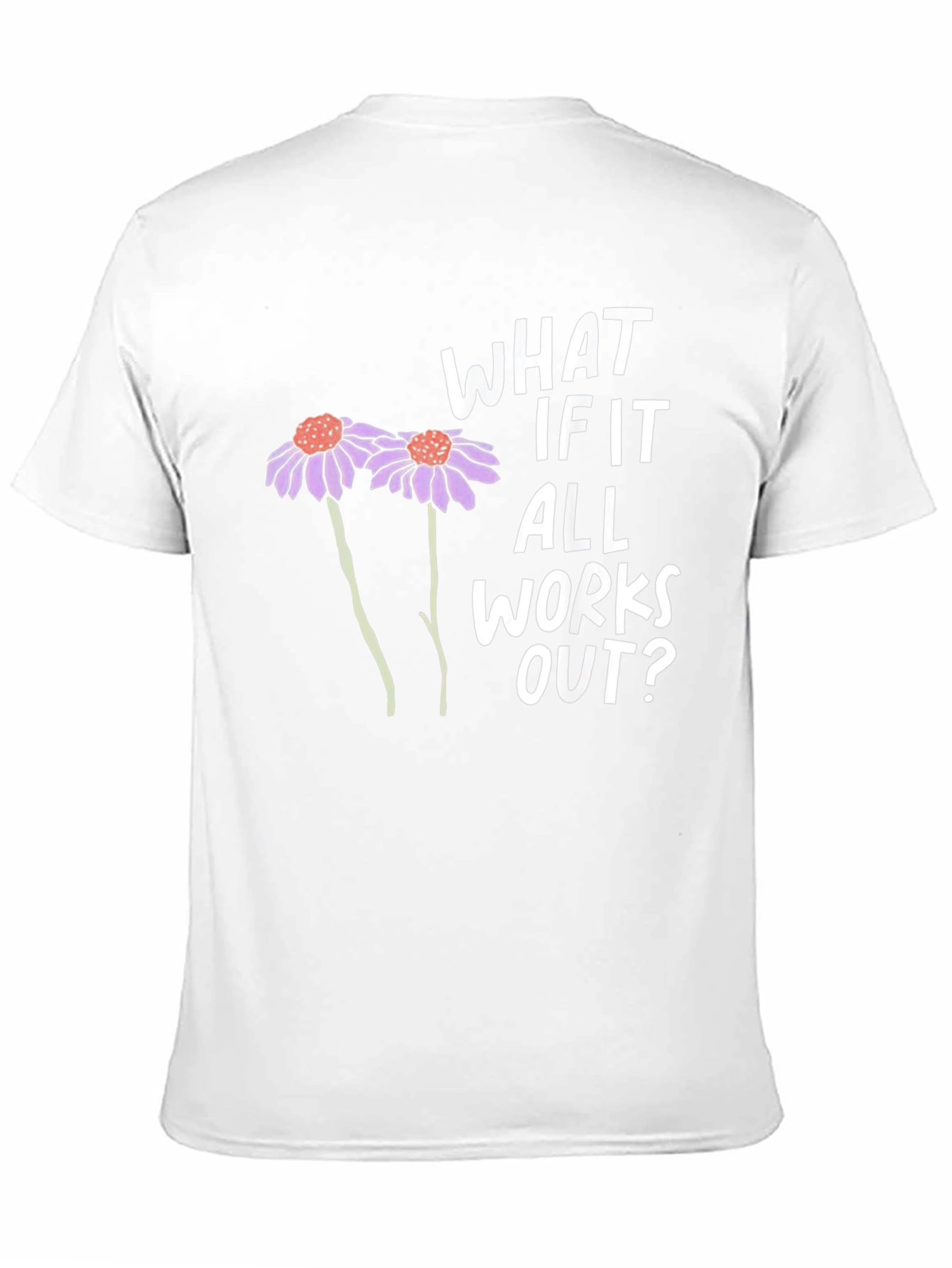 Black Optimistic Graphic Tee - What If It All Works Out? view 11