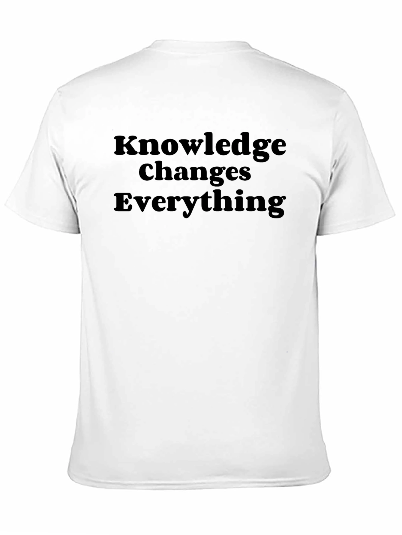 Black Knowledge Changes Everything Graphic Tee view 11