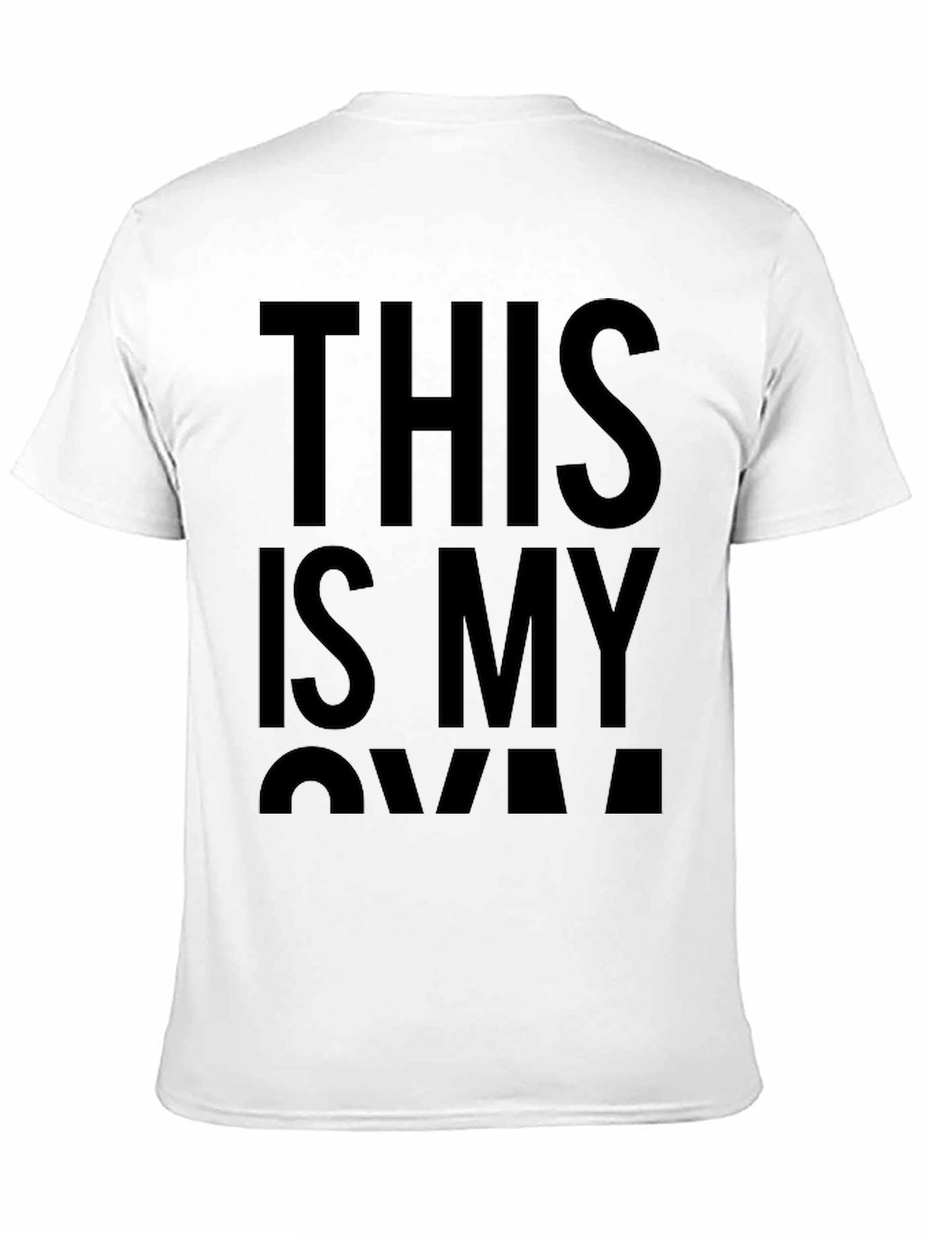 Black Men's 'This is My Own' Graphic Black T-Shirt view 11