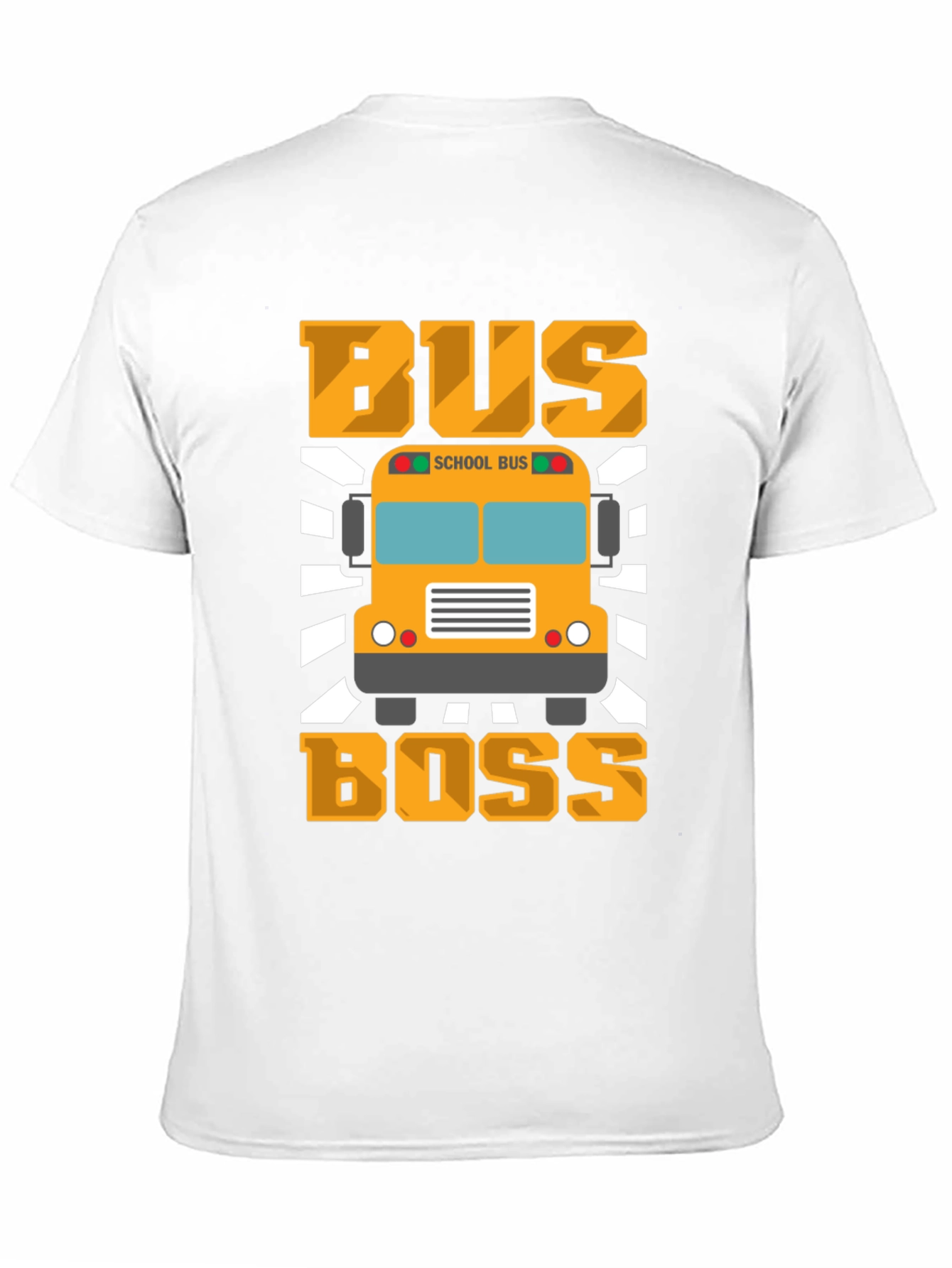 Black Bus Boss T-Shirt - School Bus Driver Apparel view 11
