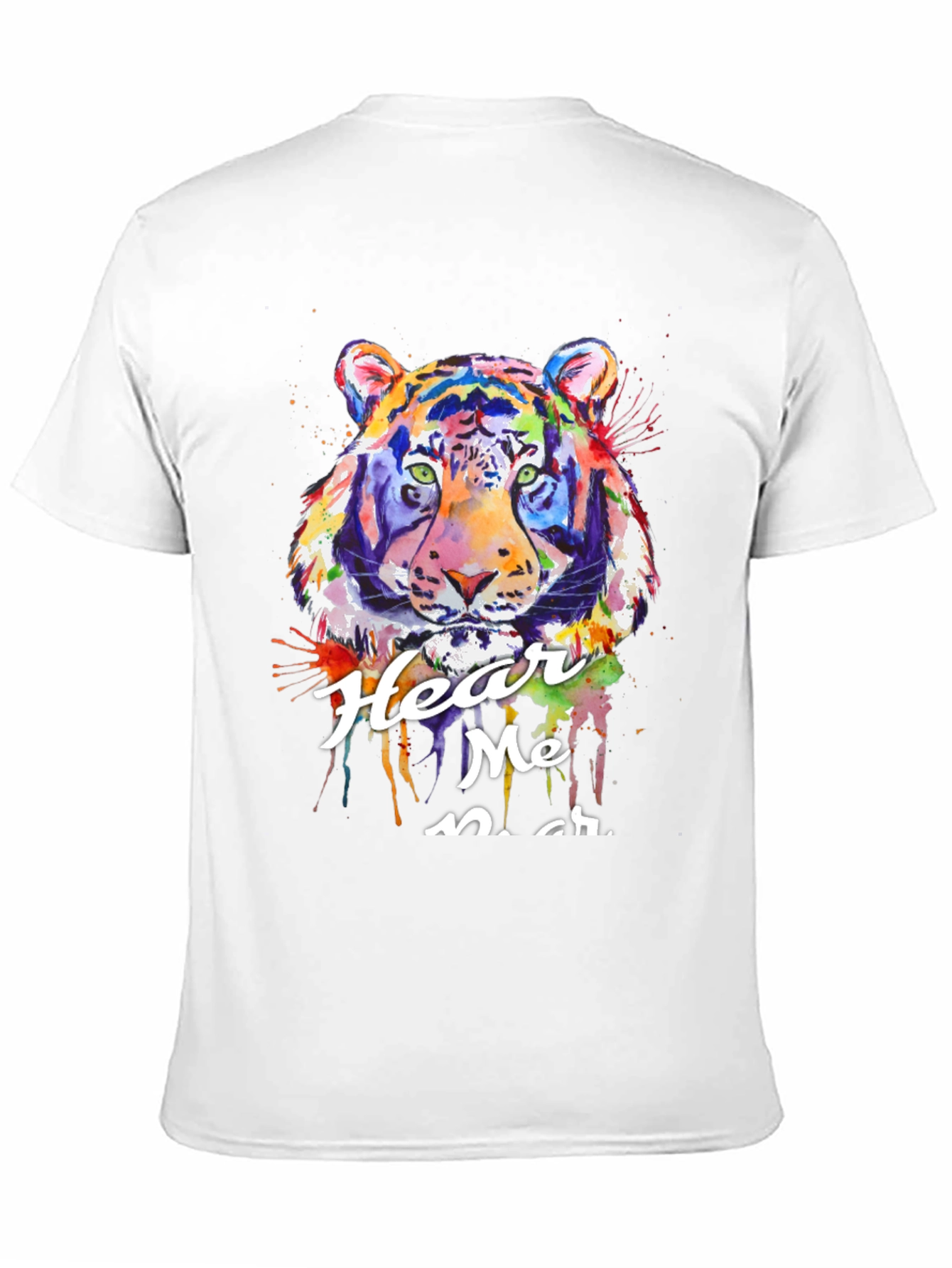 Black Vibrant Tiger Graphic Tee - Hear Me Roar! view 11