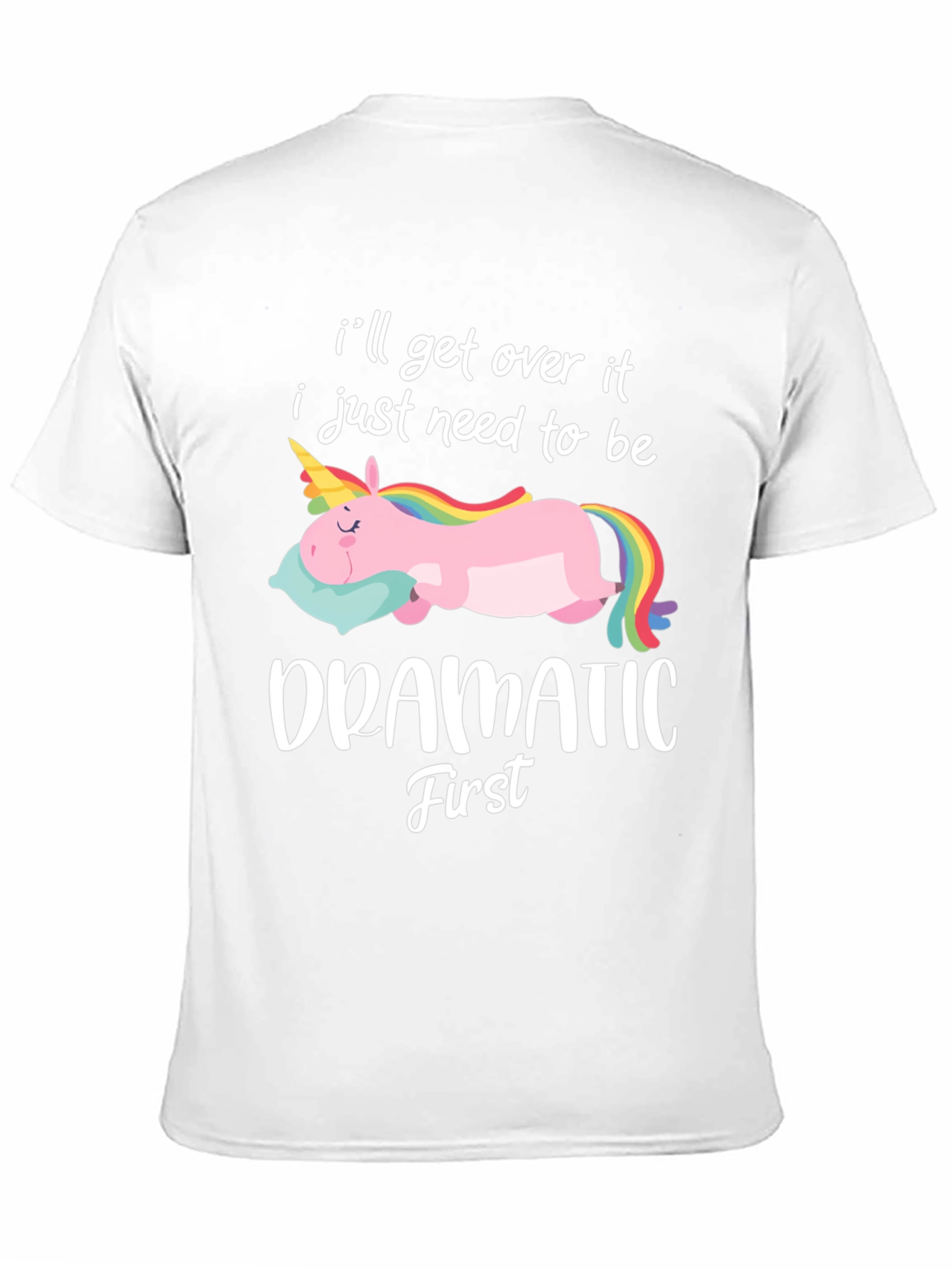 Black Dramatic First Unisex T-Shirt view 11