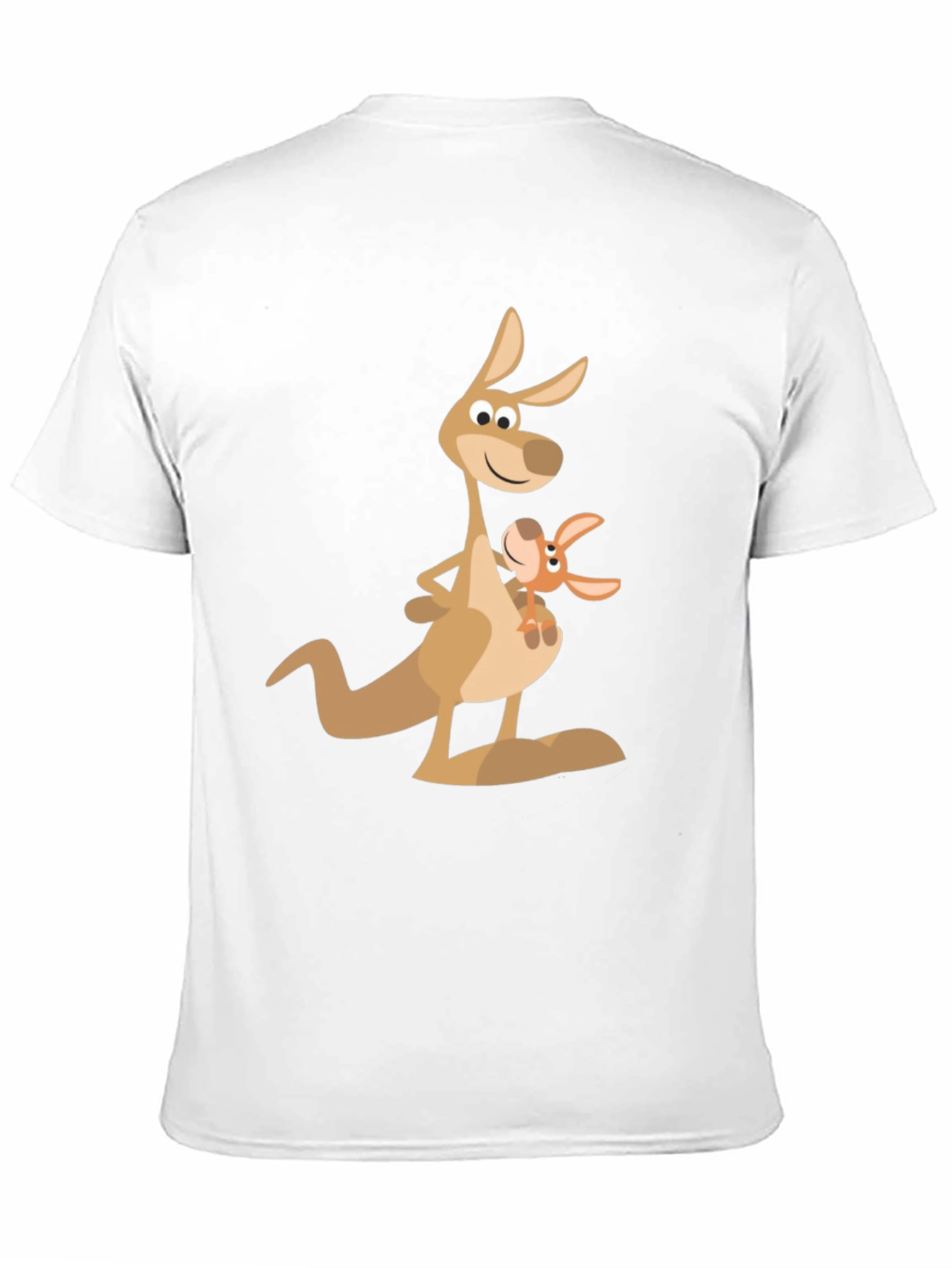 Black Kangaroo Graphic Tee - Casual Black T-Shirt view 11