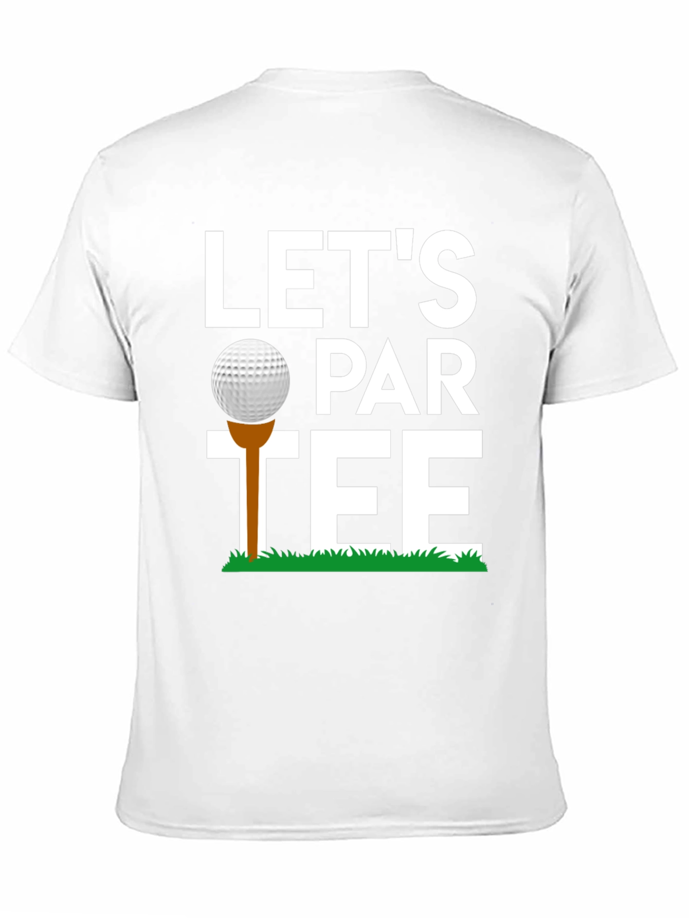 Black Let's Par-Tee Golf T-Shirt Funny Golfing Tee view 11