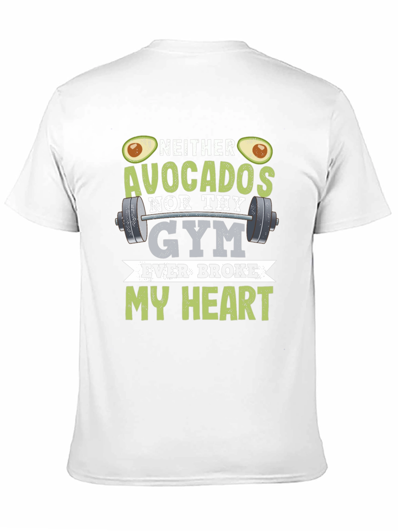 Black Avocado & Gym Heartbreak T-Shirt view 11