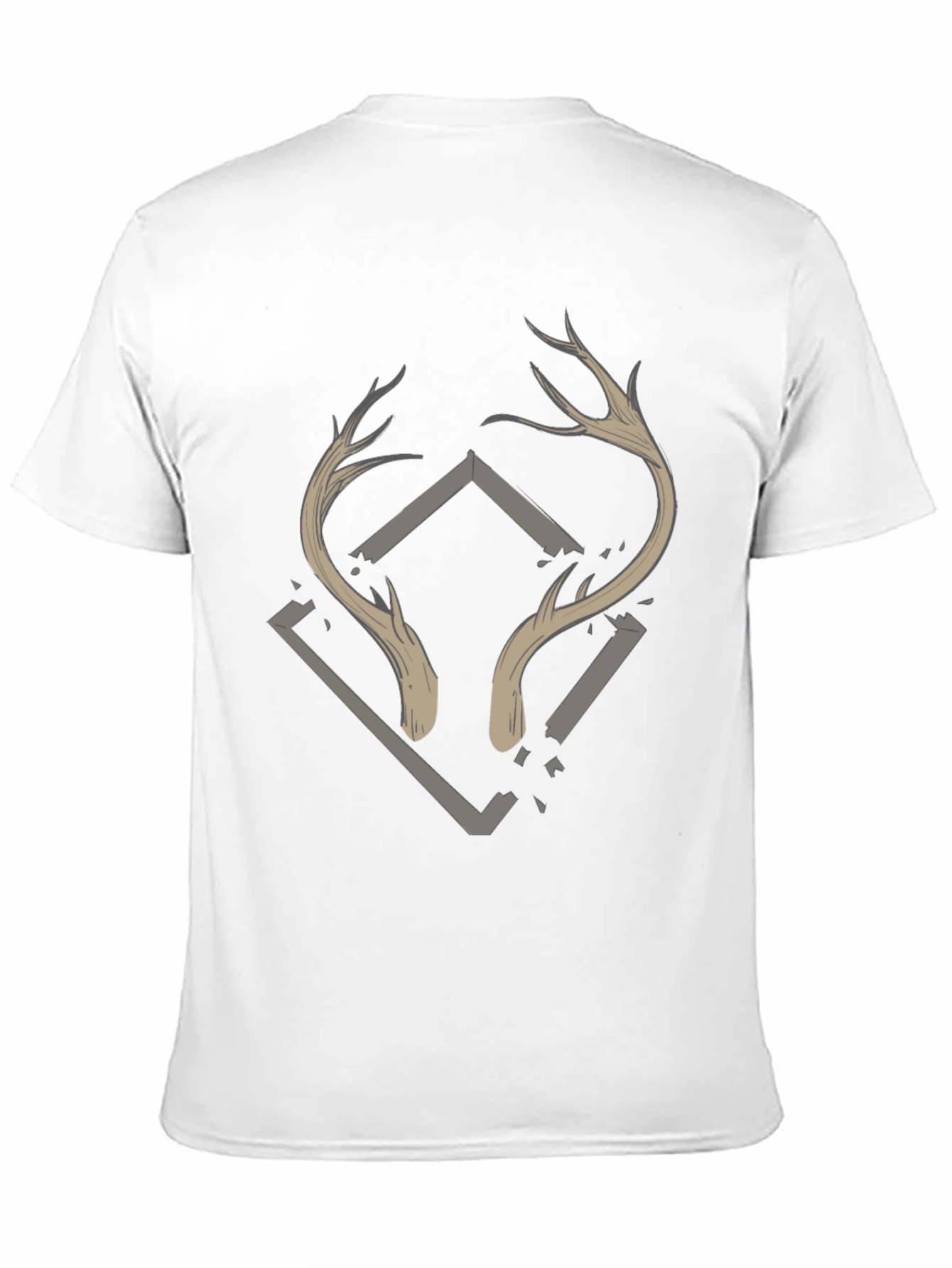 Black Antler Graphic Print Tee - Stylish & Unique view 11