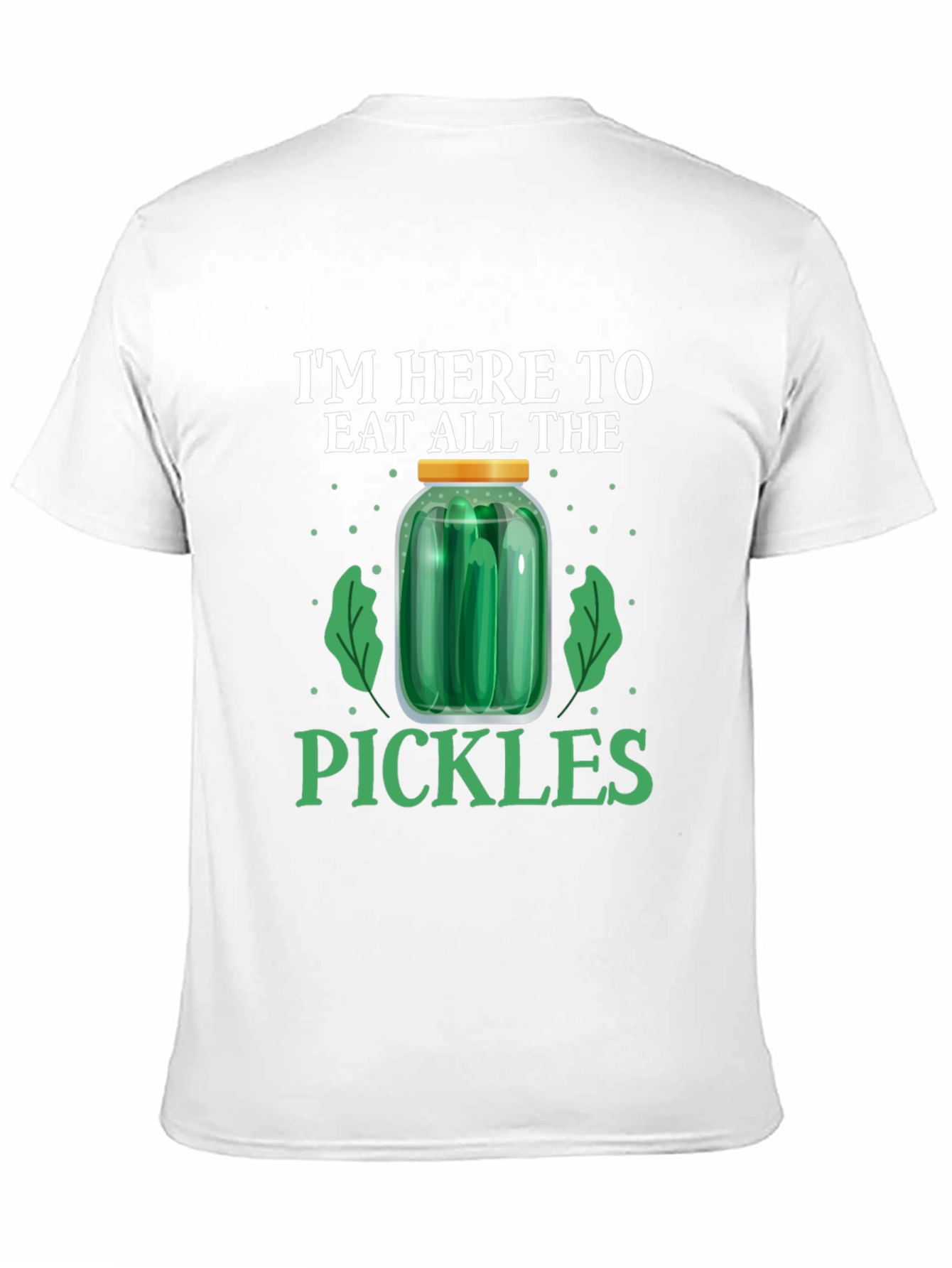 Black Eat All The Pickles Graphic T-Shirt view 11