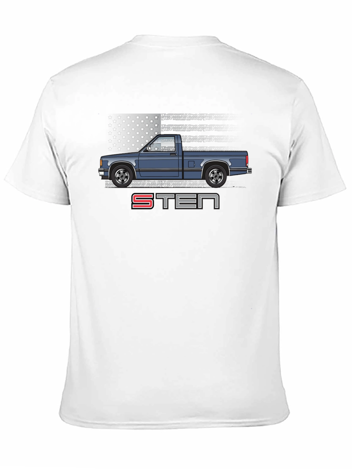 Black S10 Truck Graphic T-Shirt - Classic Pickup Tee view 11