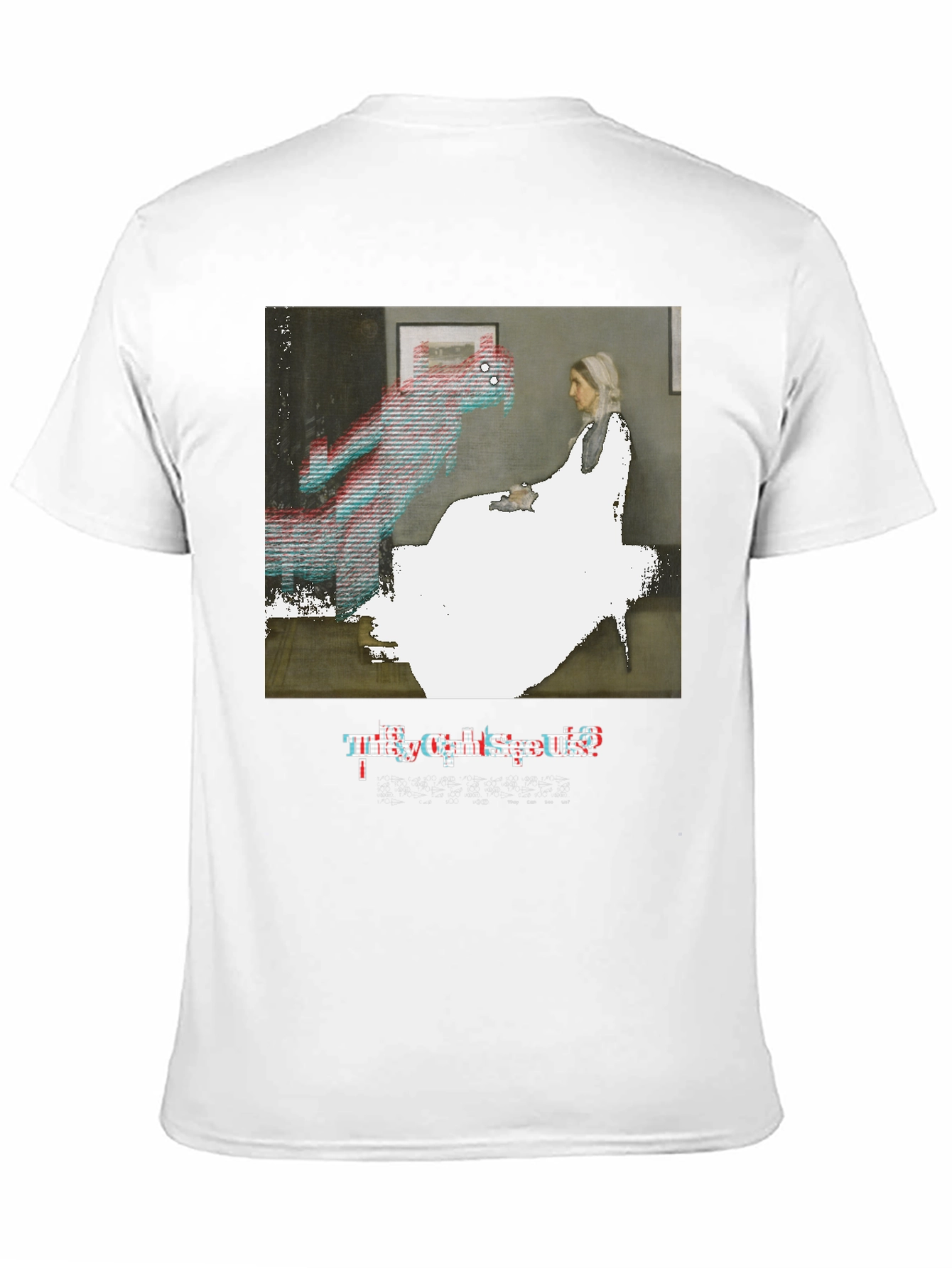 Black Artistic Graphic Tee: They Can See Us view 11