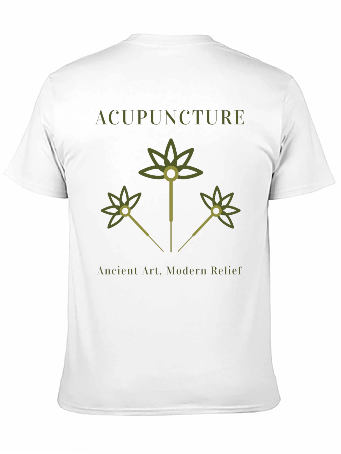 Black Acupuncture Tee - Ancient Art Modern Relief view 11