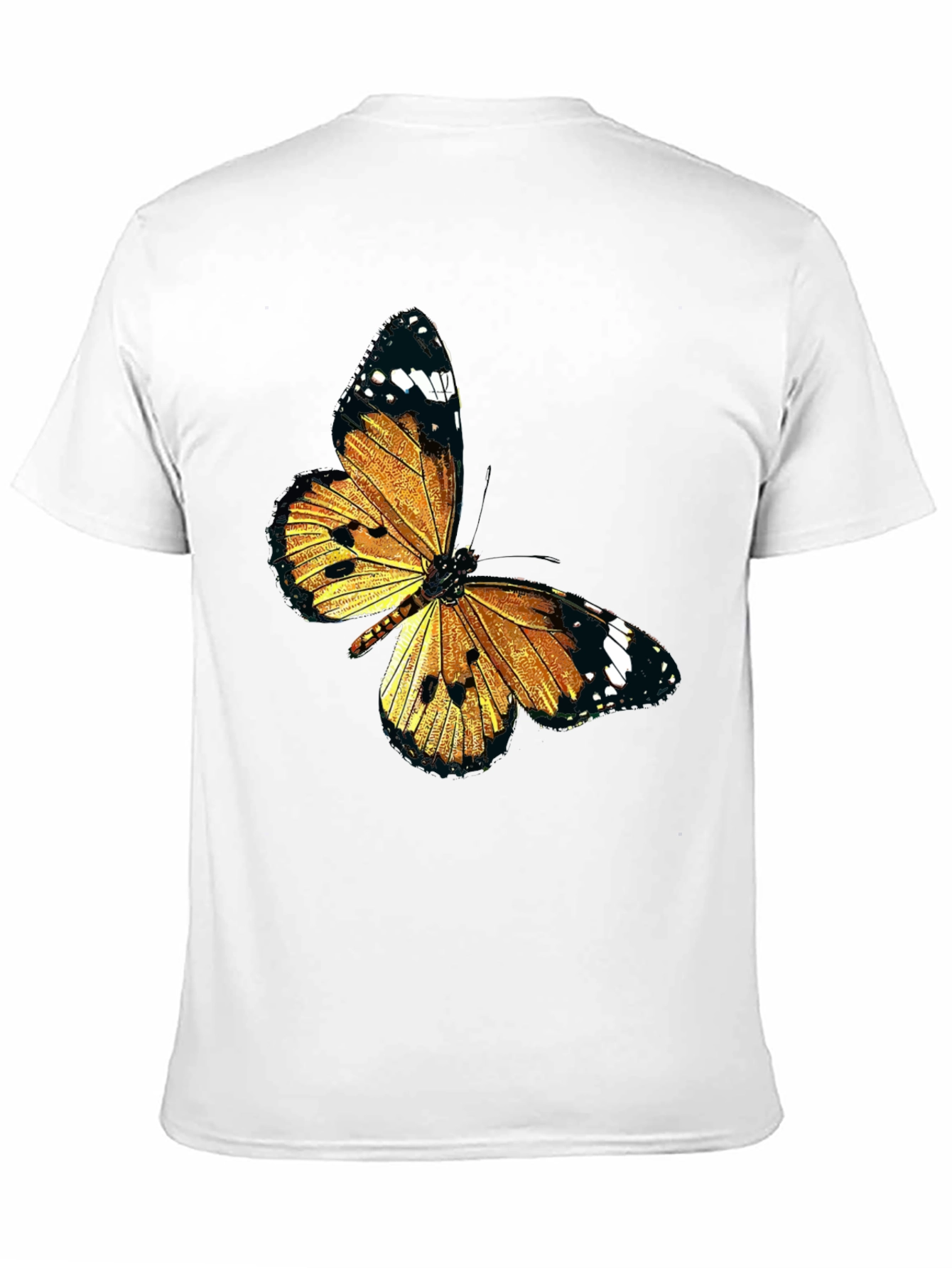 Black Butterfly Graphic Black T-Shirt view 11