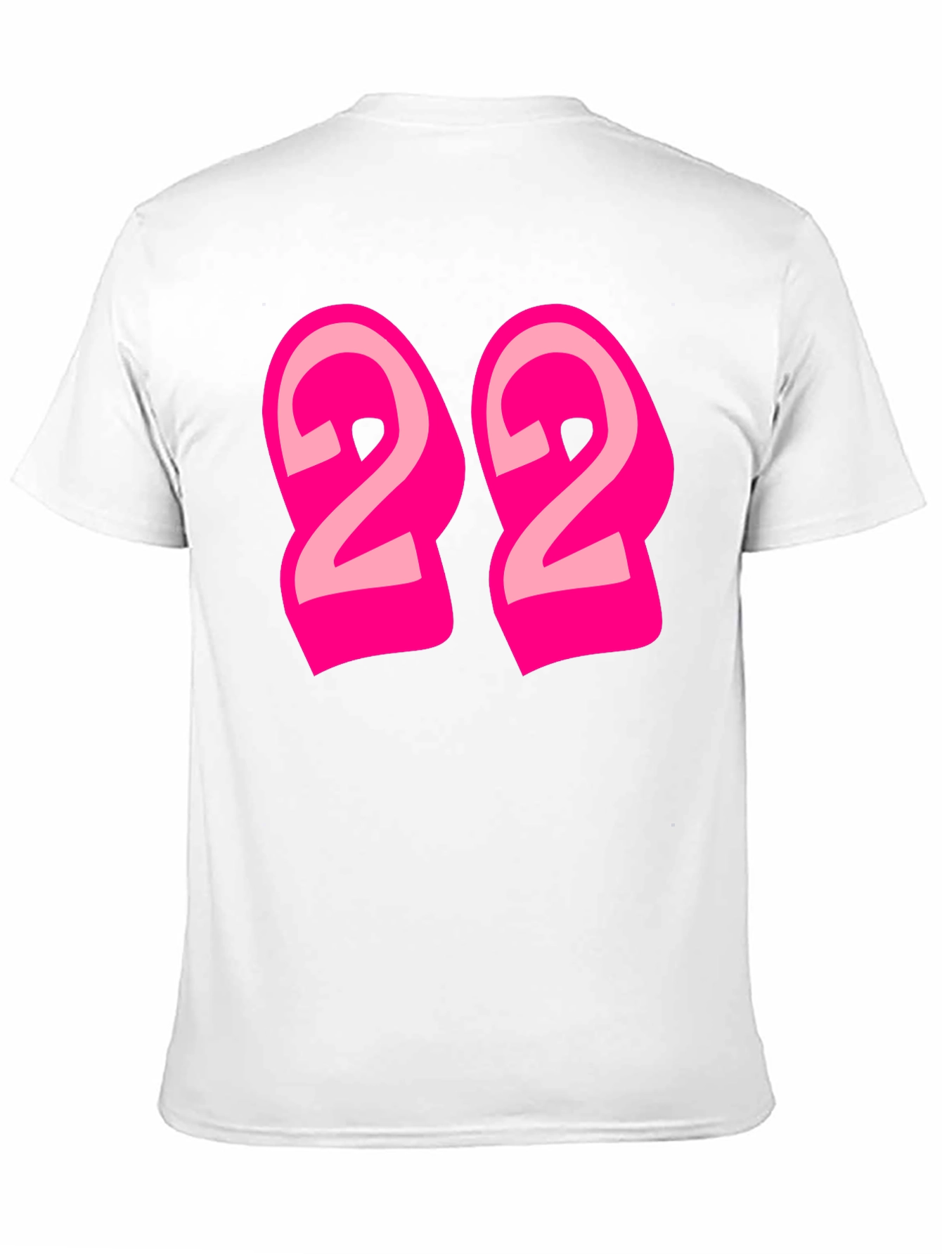 Black Bold Number 22 Graphic Tee - Black view 11