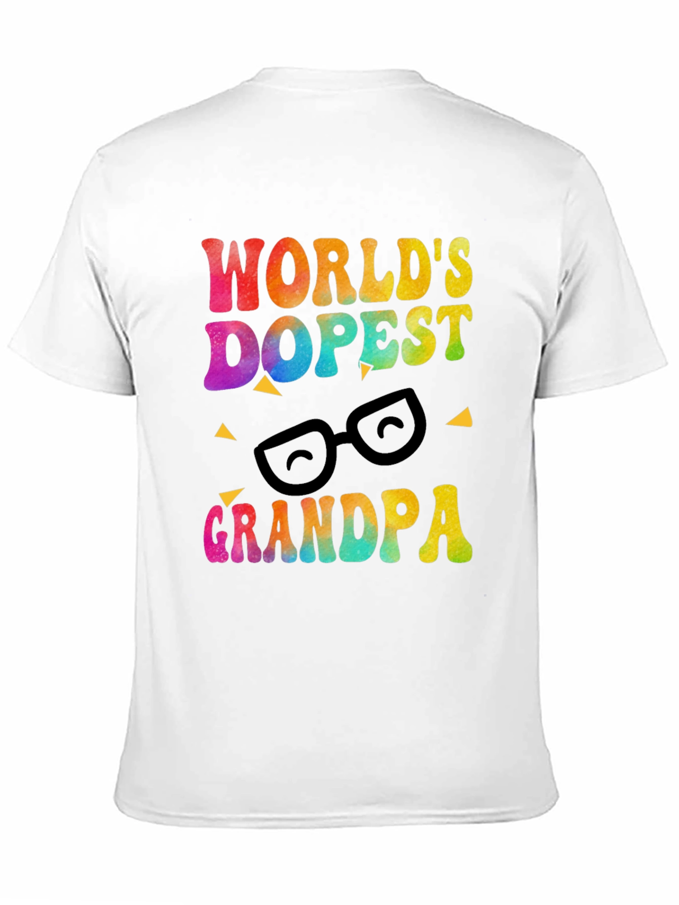 Black World's Dopest Grandpa T-Shirt view 11