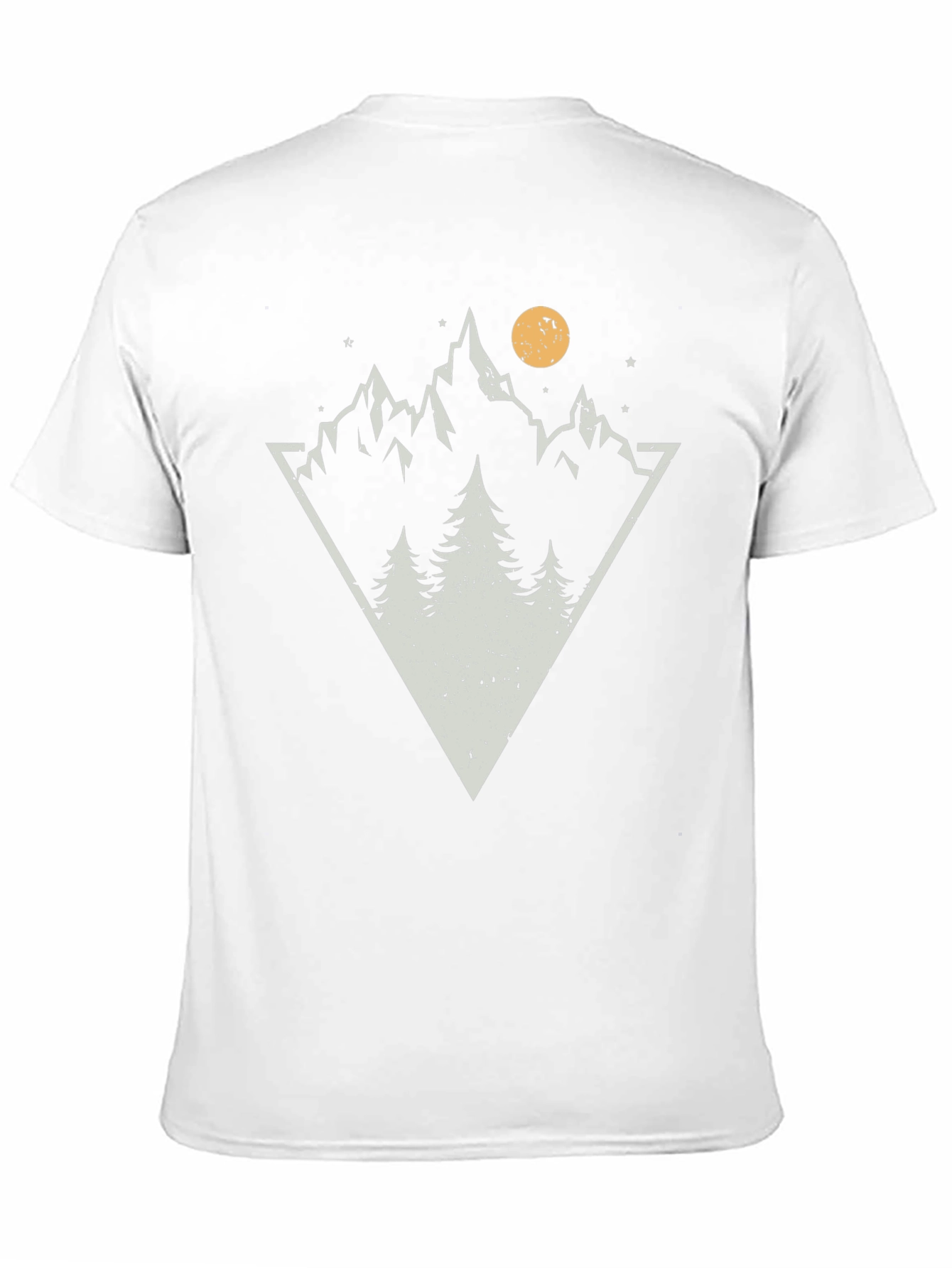 Black Mountain Triangle Graphic T-Shirt view 11