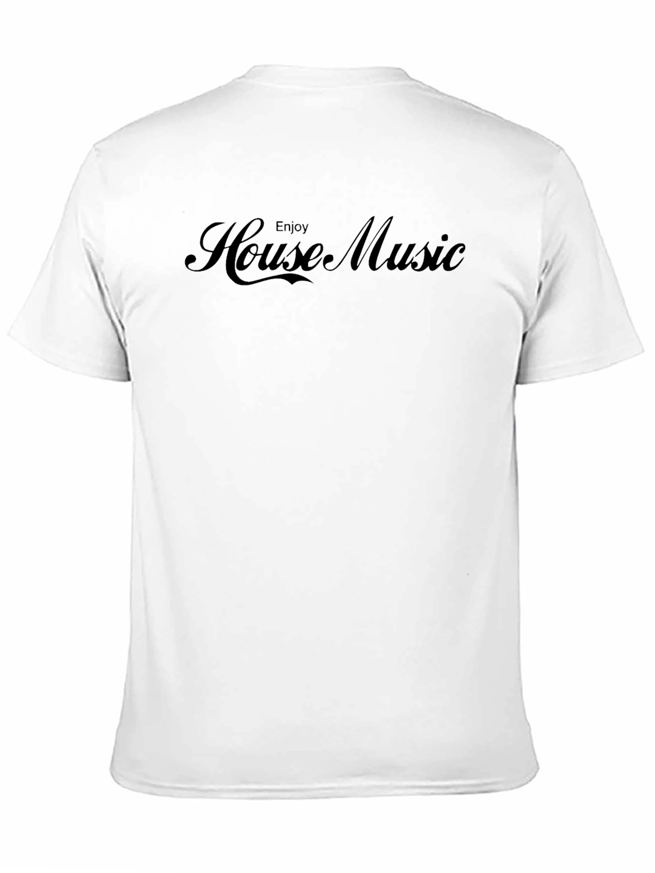 Black Enjoy House Music Black T-Shirt view 11